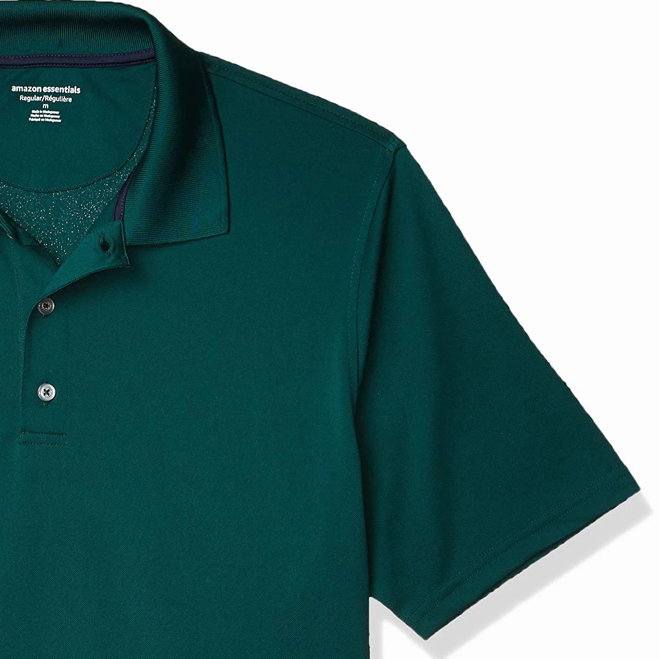 Amazon Essentials Uomo Polo da Golf a Maniche Corte Asciugatura Rapida