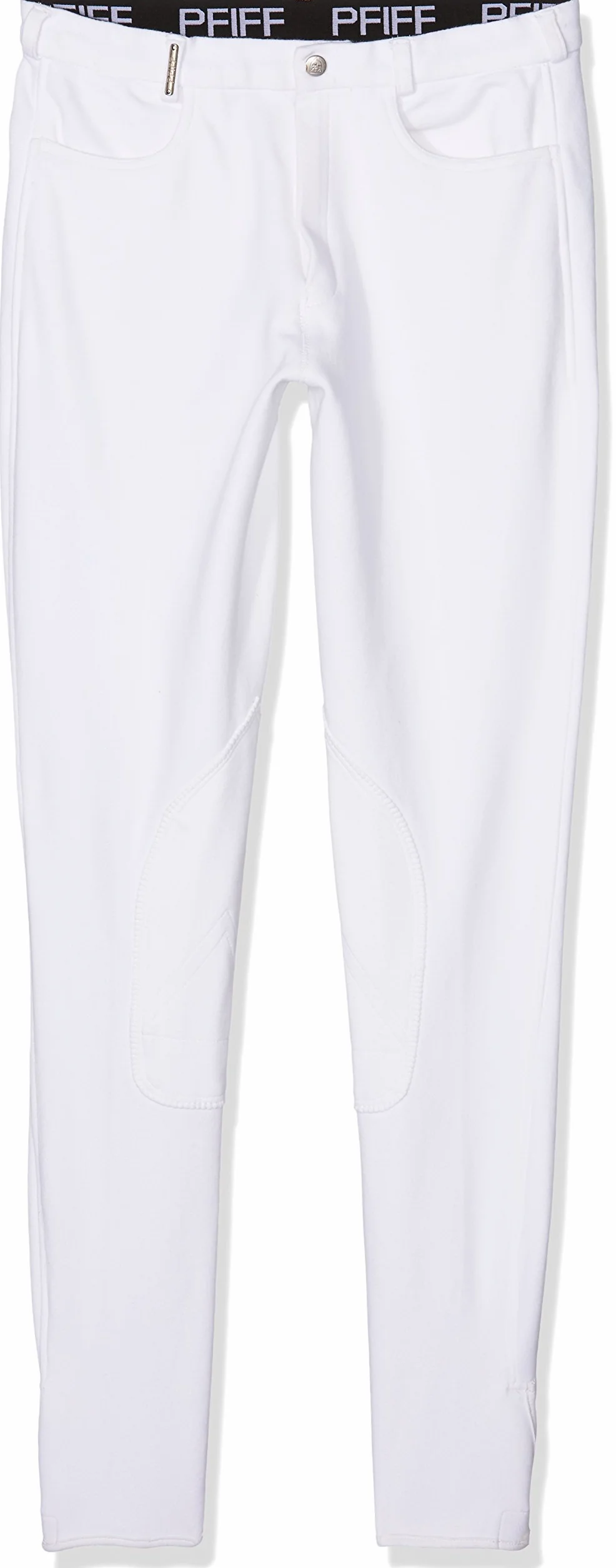 Pantaloni da Equitazione Pfiff 101906 Uomo Bianco Taglia 48-56