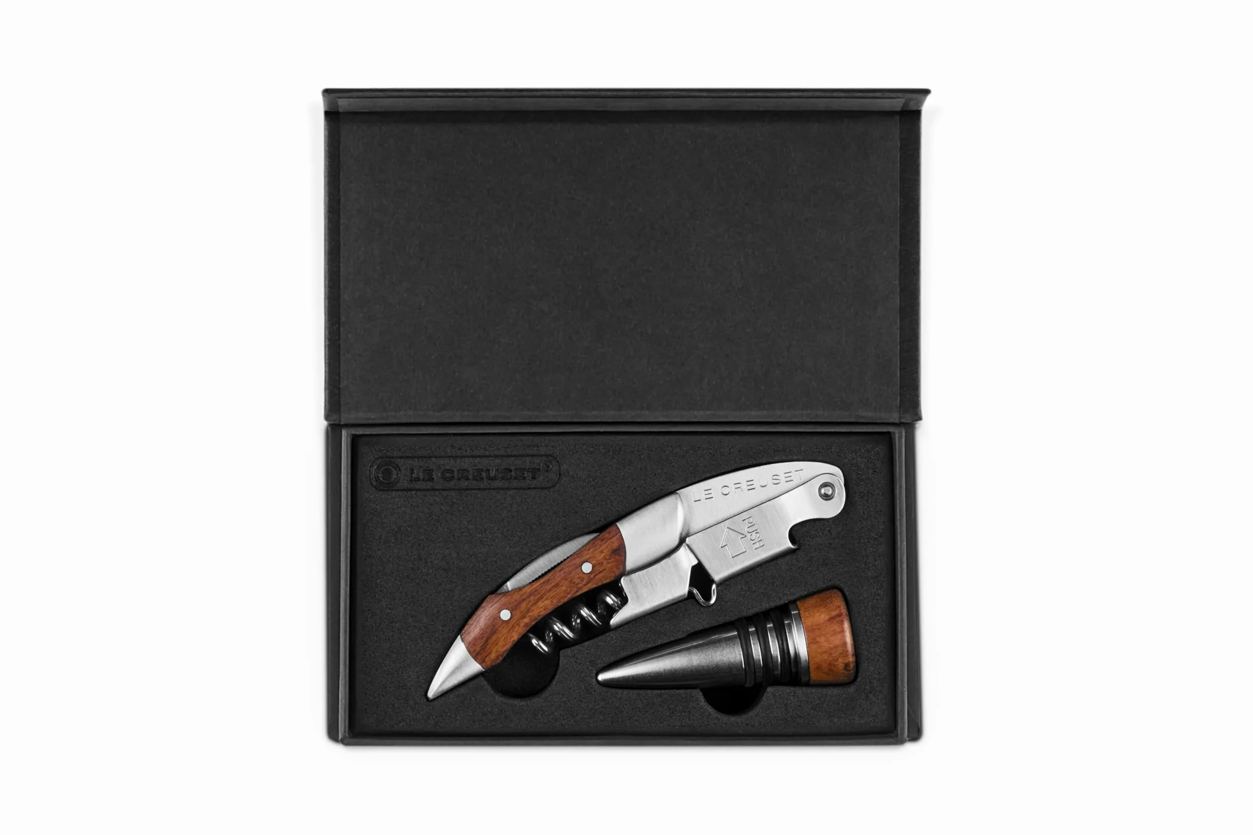 Le Creuset Levatappi Amico del Sommelier WT-110 con tappo in legno GS-190, Plastica, Legno, 59814012209561