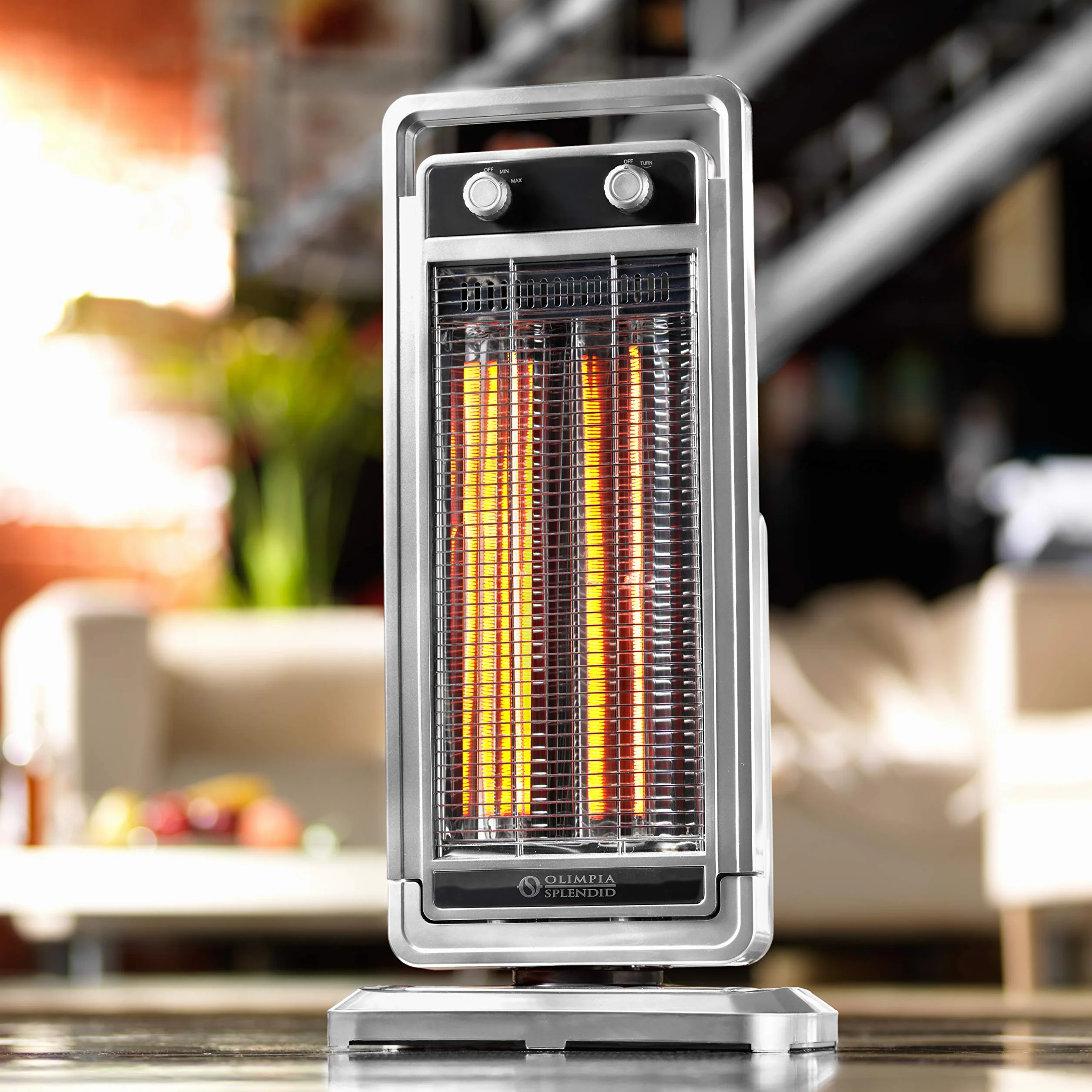 Olimpia Splendid 99610 Solaria Carbon Stufa a Infrarossi, 1100 W, Grigio