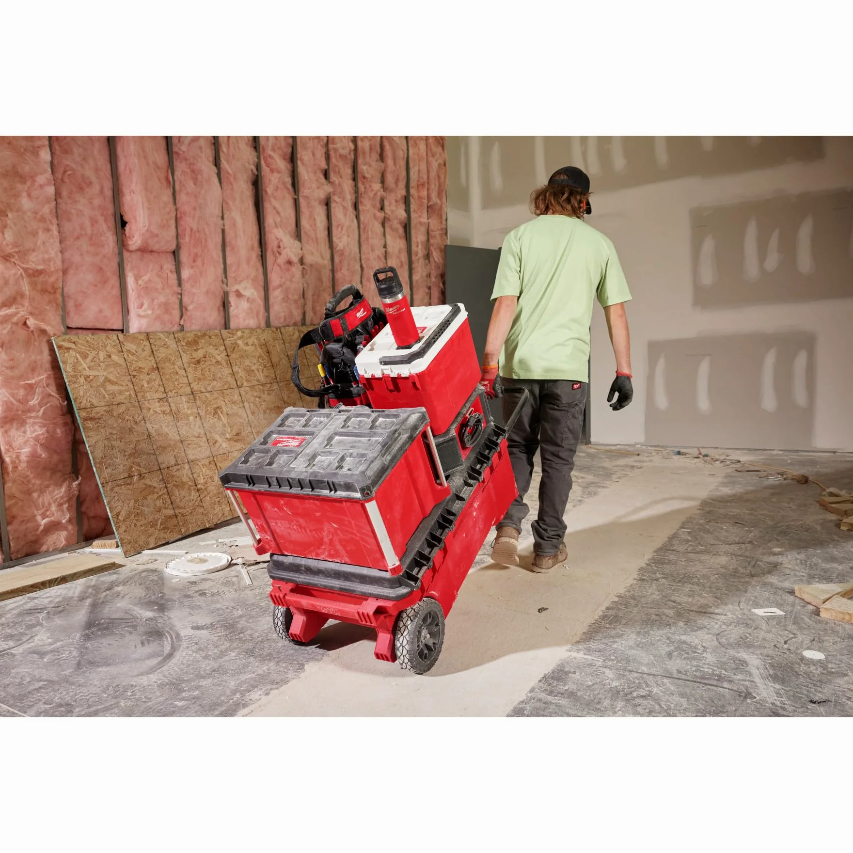 Milwaukee Packoutrade - Borraccia termica con coperchio, 532 ml