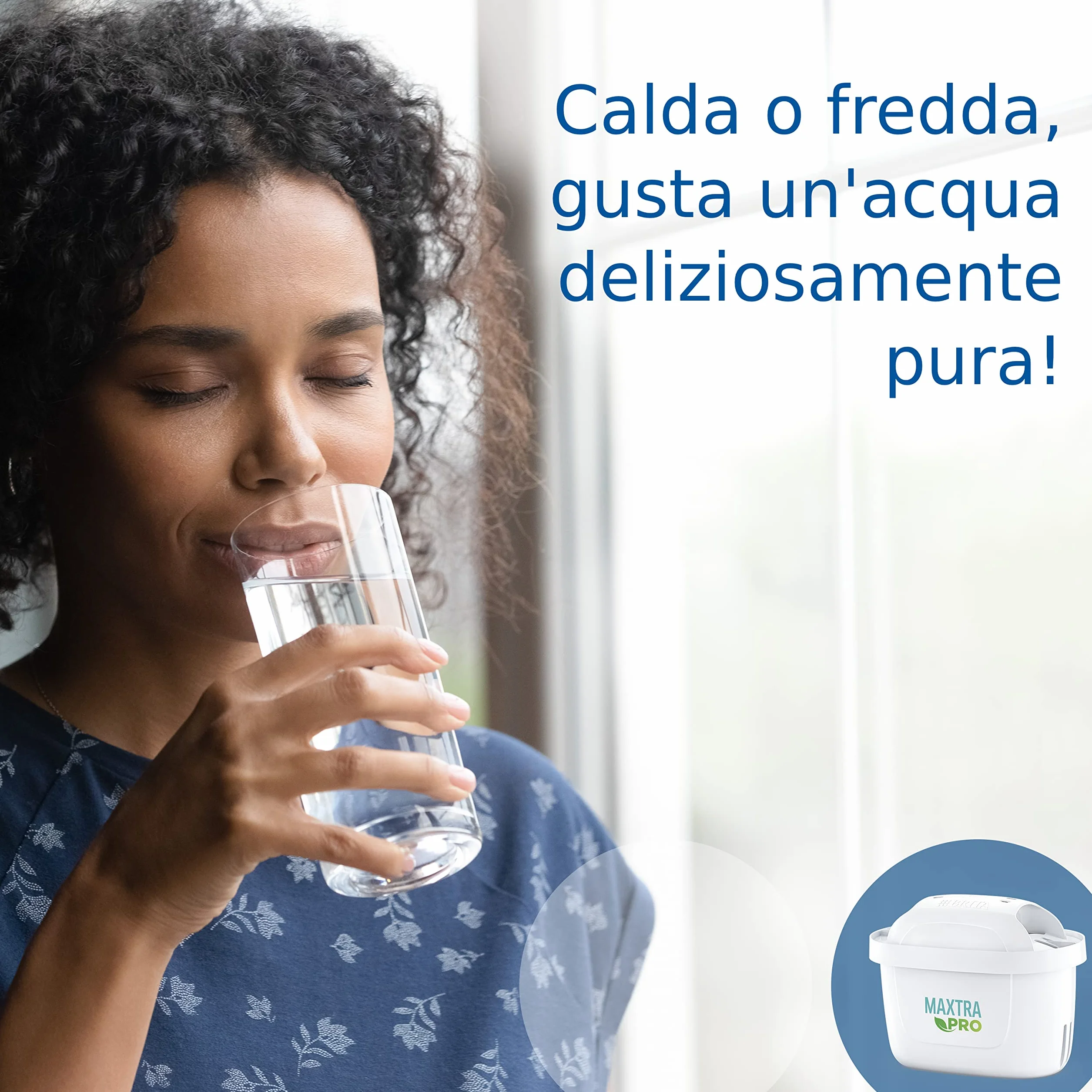 BRITA Flow Dispenser filtrante acqua 8.5L con filtro MAXTRA PRO All-in-1 riduce cloro calcare PFAS metalli