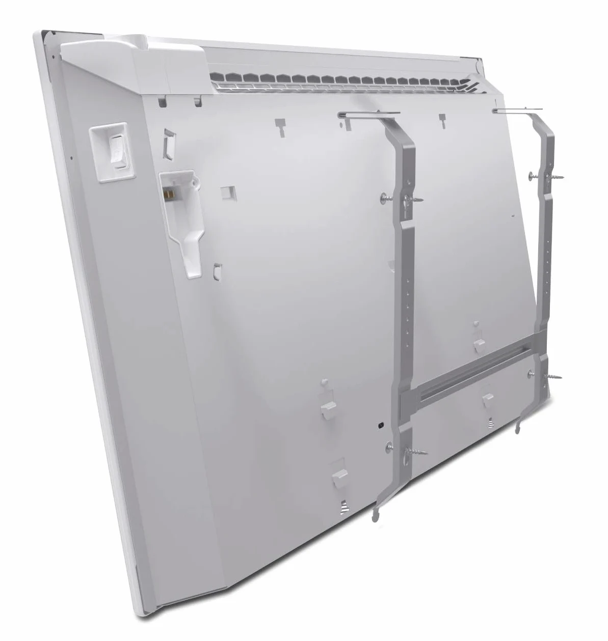 NOBO E82440005 Radiatore elettrico a convezione naturale da 500W con termostato NCU-2Te, Bianco