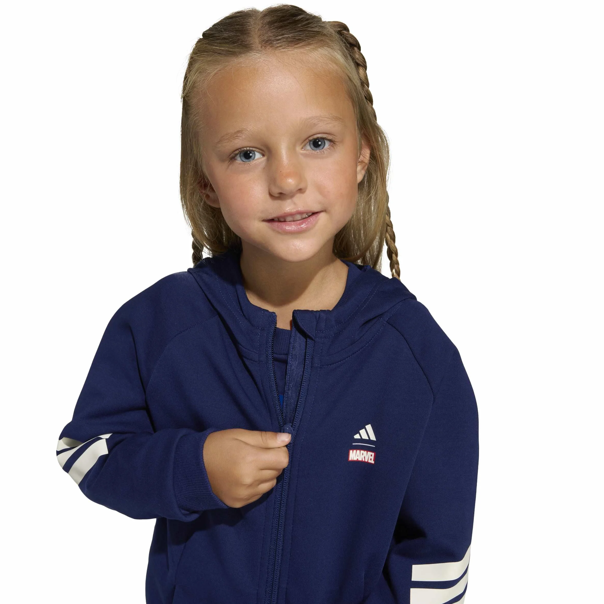 adidas Marvel Spider-Man Track Top Felpa con Cappuccio Unisex - Bambini e Ragazzi