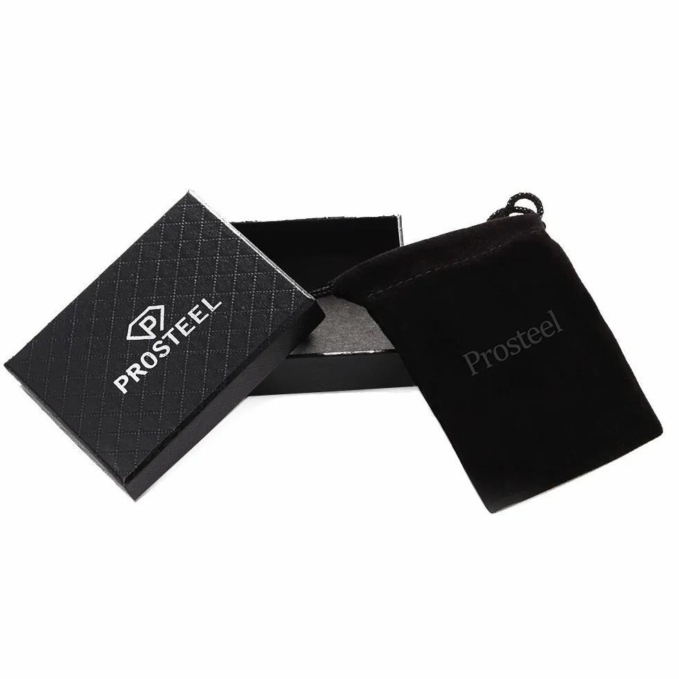 PROSTEEL Collana Pendente Croce Inversa Acciaio Inossidabile Placcato Oro 18K Catena Regolabile Hip Hop Punk Rock