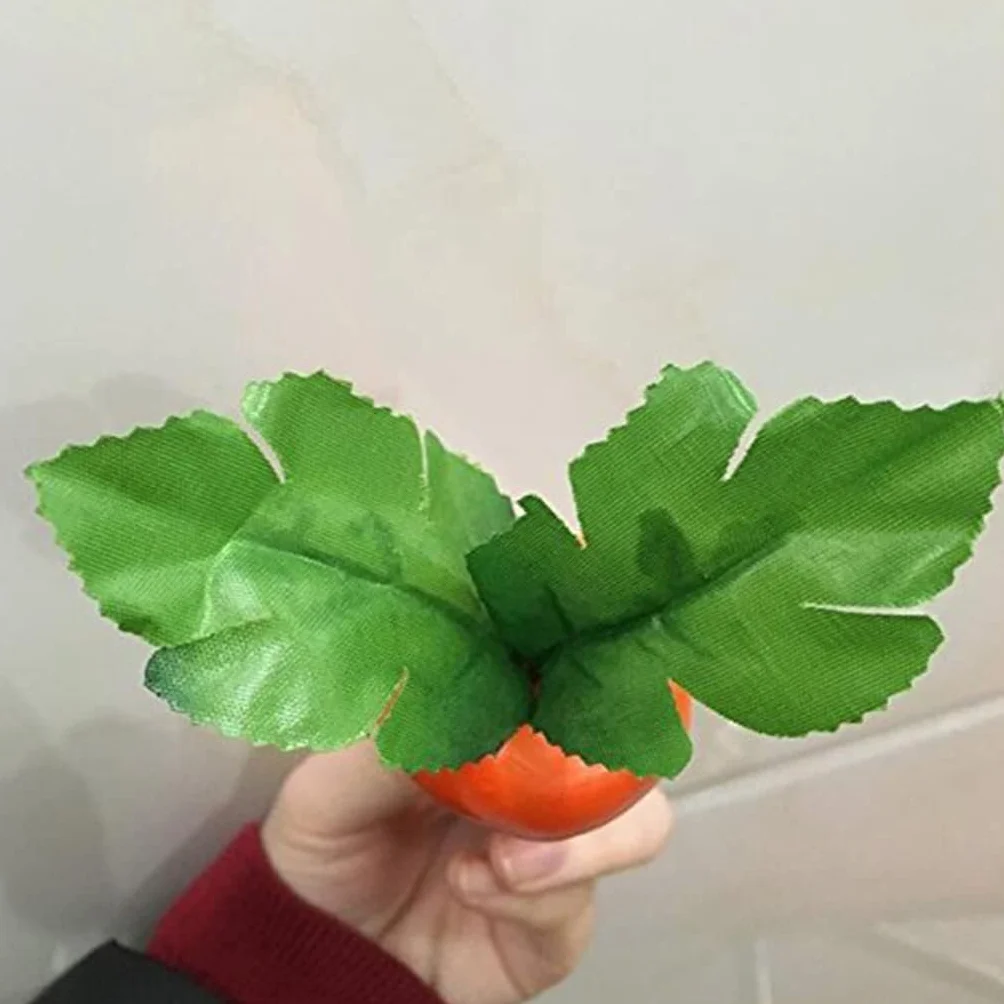 sztuczne marchewki ozdobne plastikowe pomarańczowe dekoracja do domu