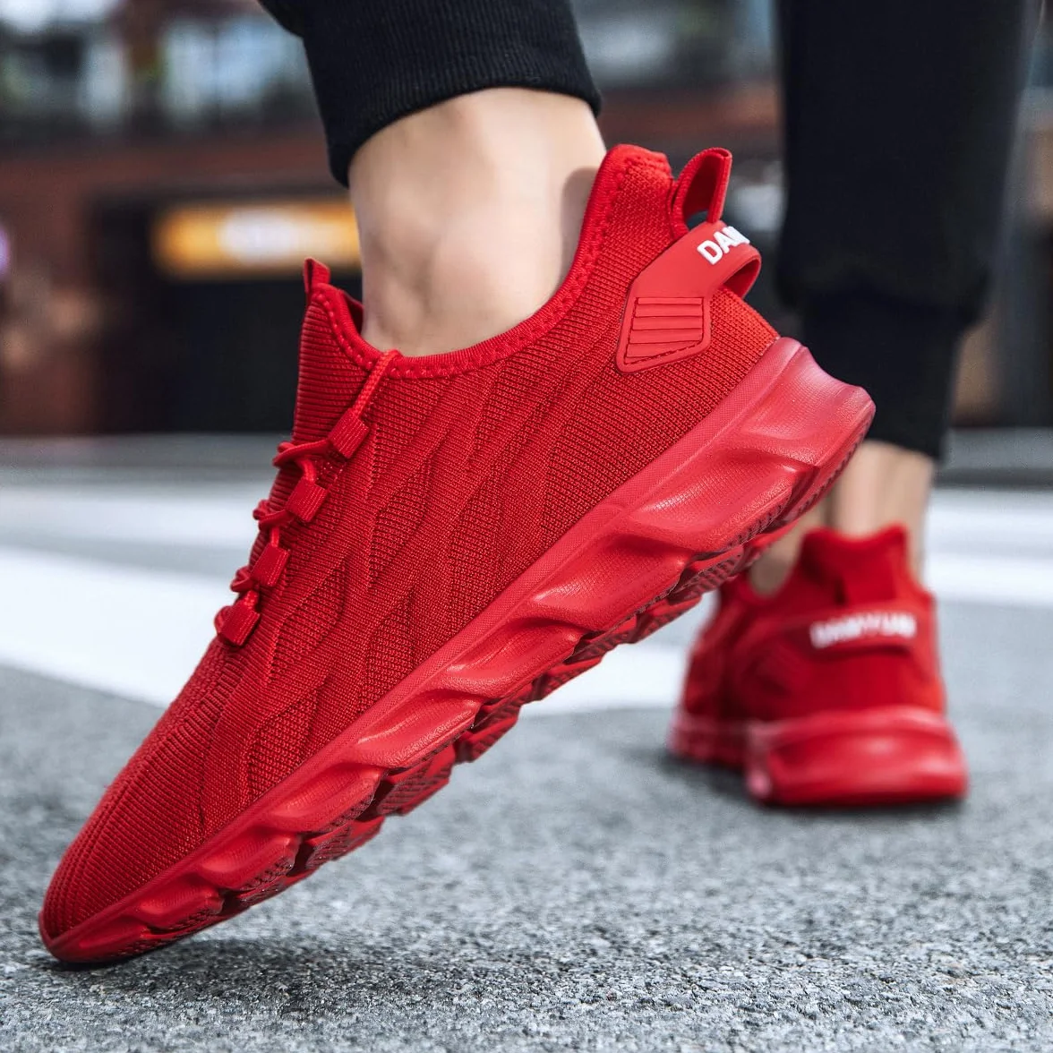 Scarpe da Running Uomo Sportive Leggero Respirabile Outdoor Fitness Casual Jogging