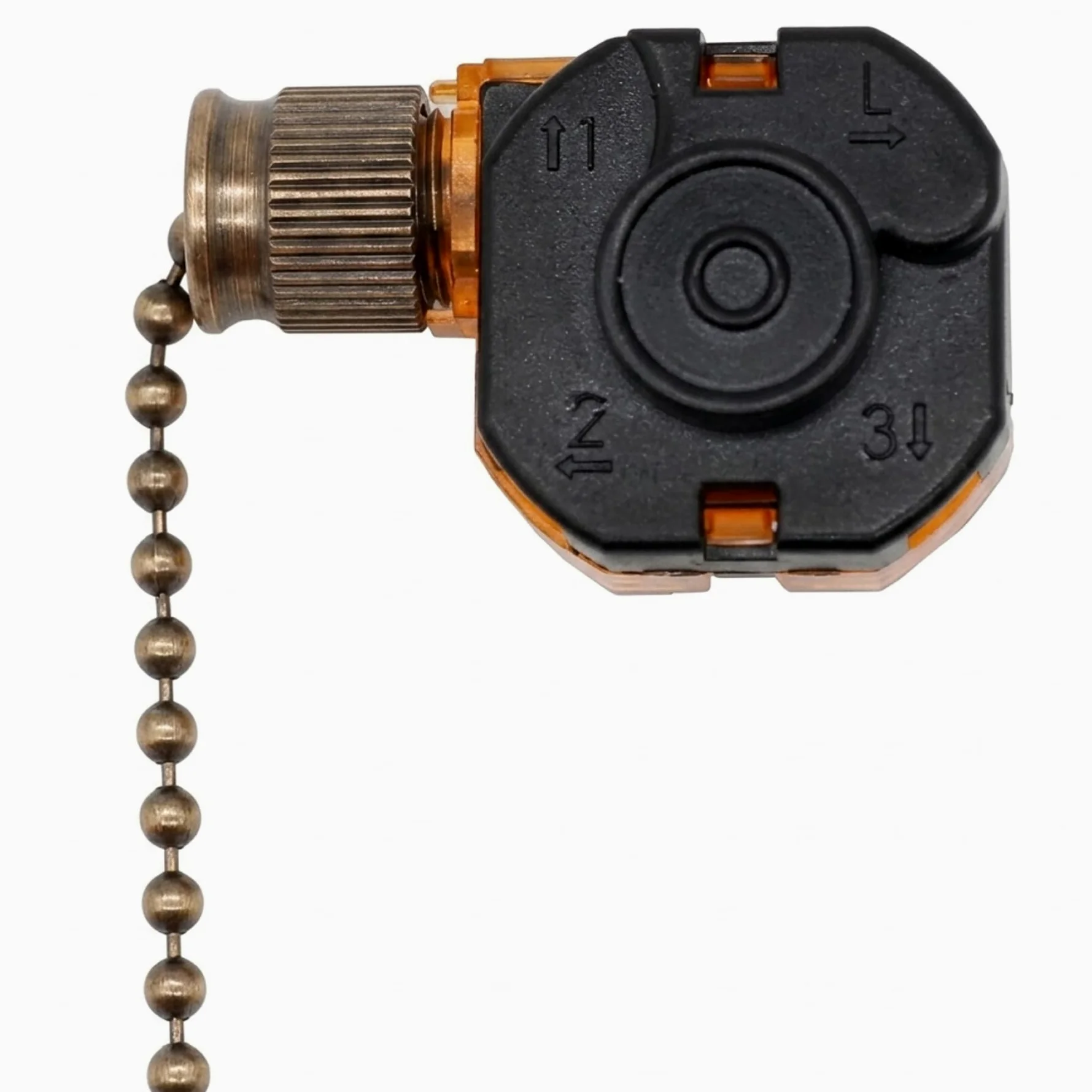 Catene di azionamento per ventilatori a soffitto e luci, interruttore a 3 velocità per ventilatore soffitto, catenella di azionamento in bronzo da 8 cm - catenella di ricambio per ventilatori e