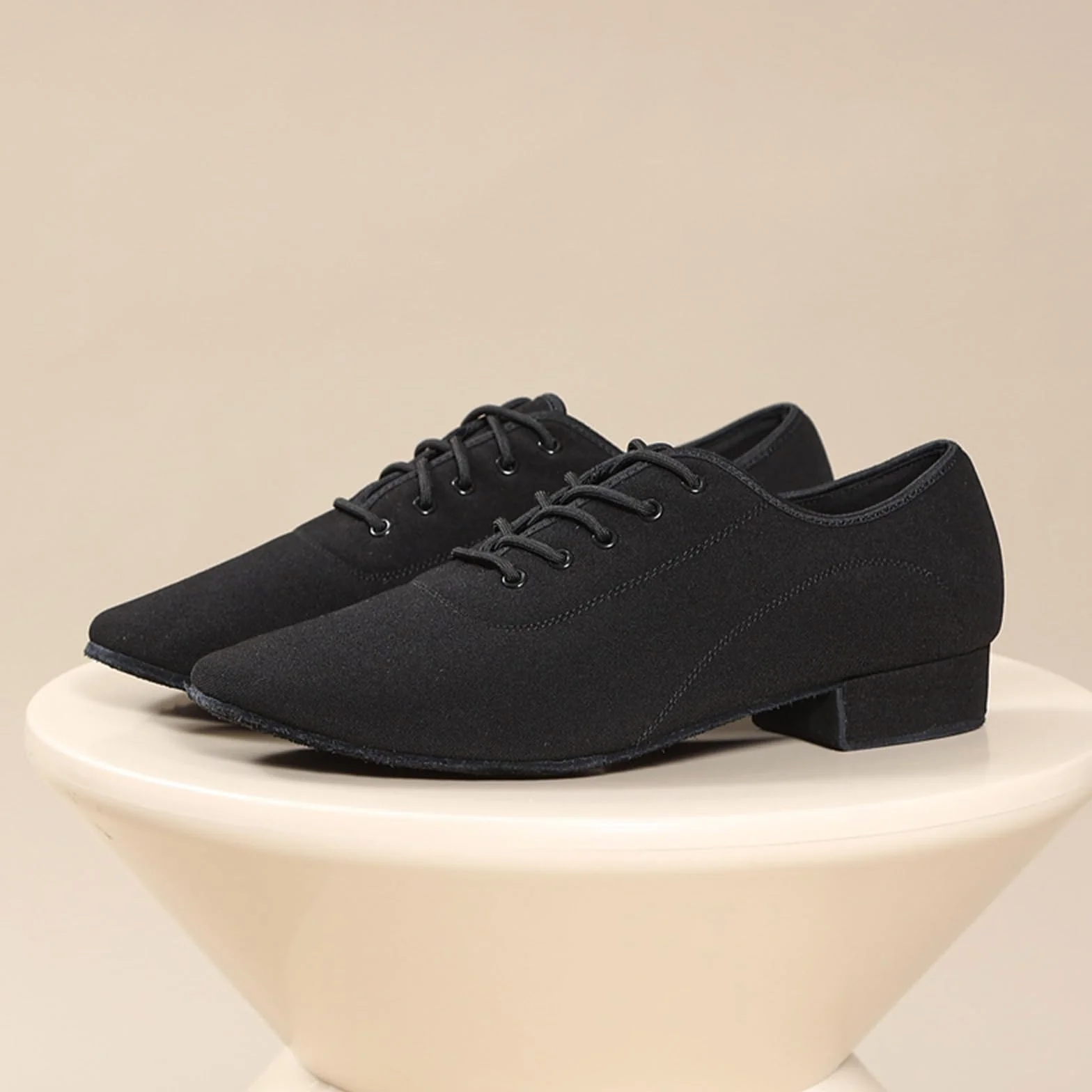 Scarpe da Ballo da Uomo con Suola in Pelle Tacco Basso per Tango