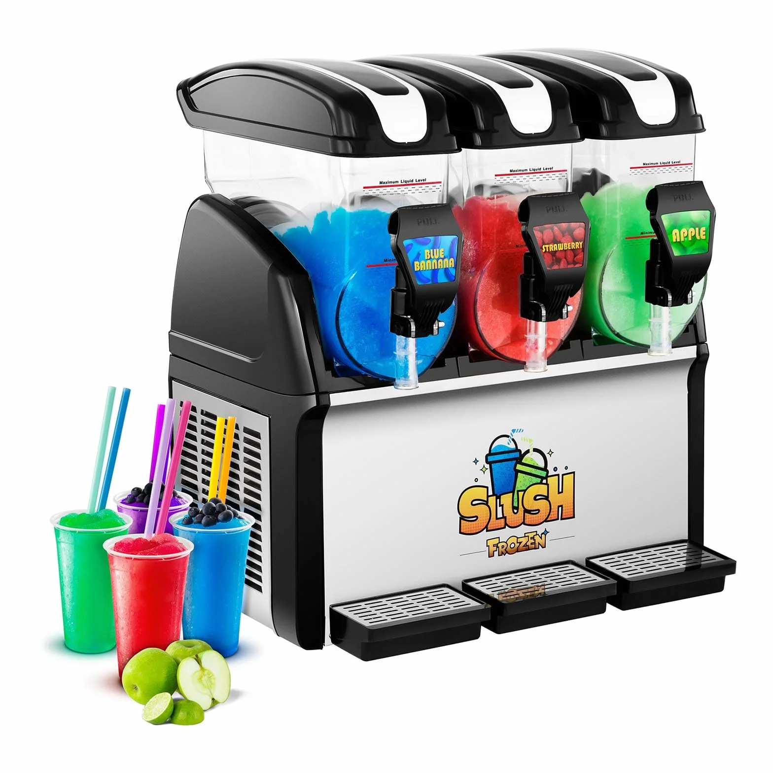 Royal Catering Macchina per il gelato RCSL 3/15 230V 980W 3x12L R290