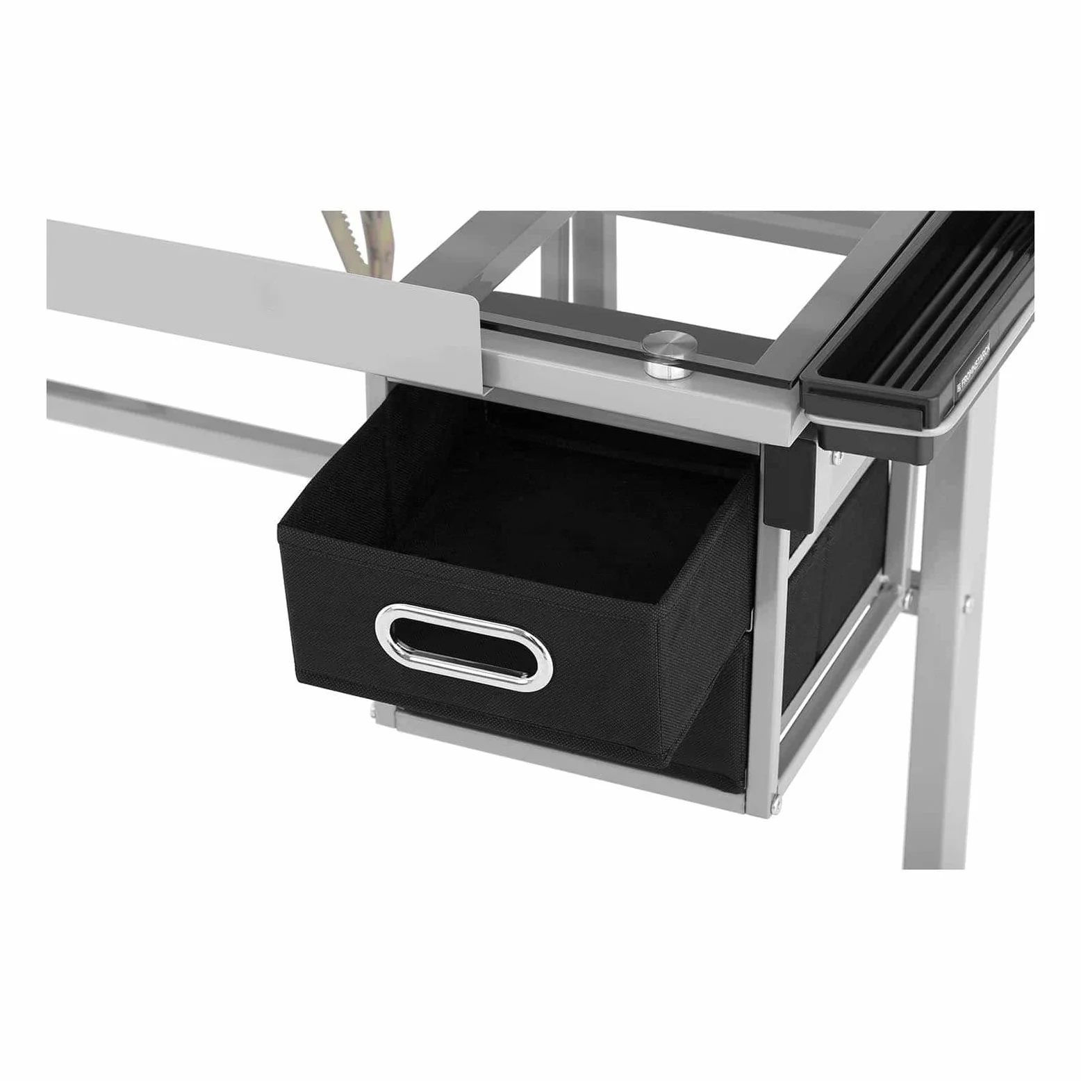 Fromm & Starck Tavolo da Disegno Inclinabile Scrivania da Architetto Star_Desk_10 (104 x 60 cm, Regolabile in Altezza, Piano in Vetro)