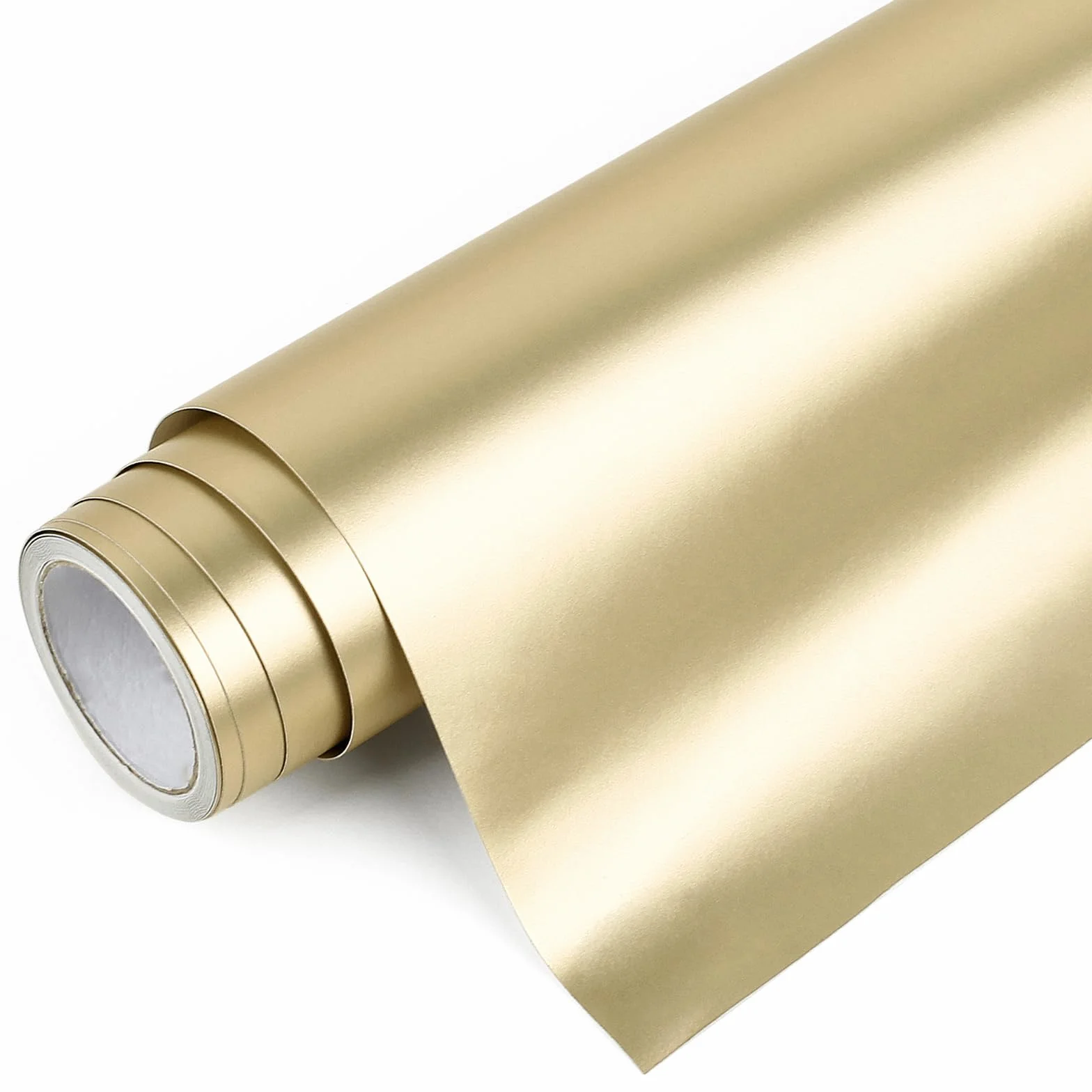 IModeur Vinilo adesivo Champagne galvanizzato, 30,5 cm x 214 cm pellicola adesiva Champagne per Silhouette Cameo, La maggior parte delle macchine da taglio