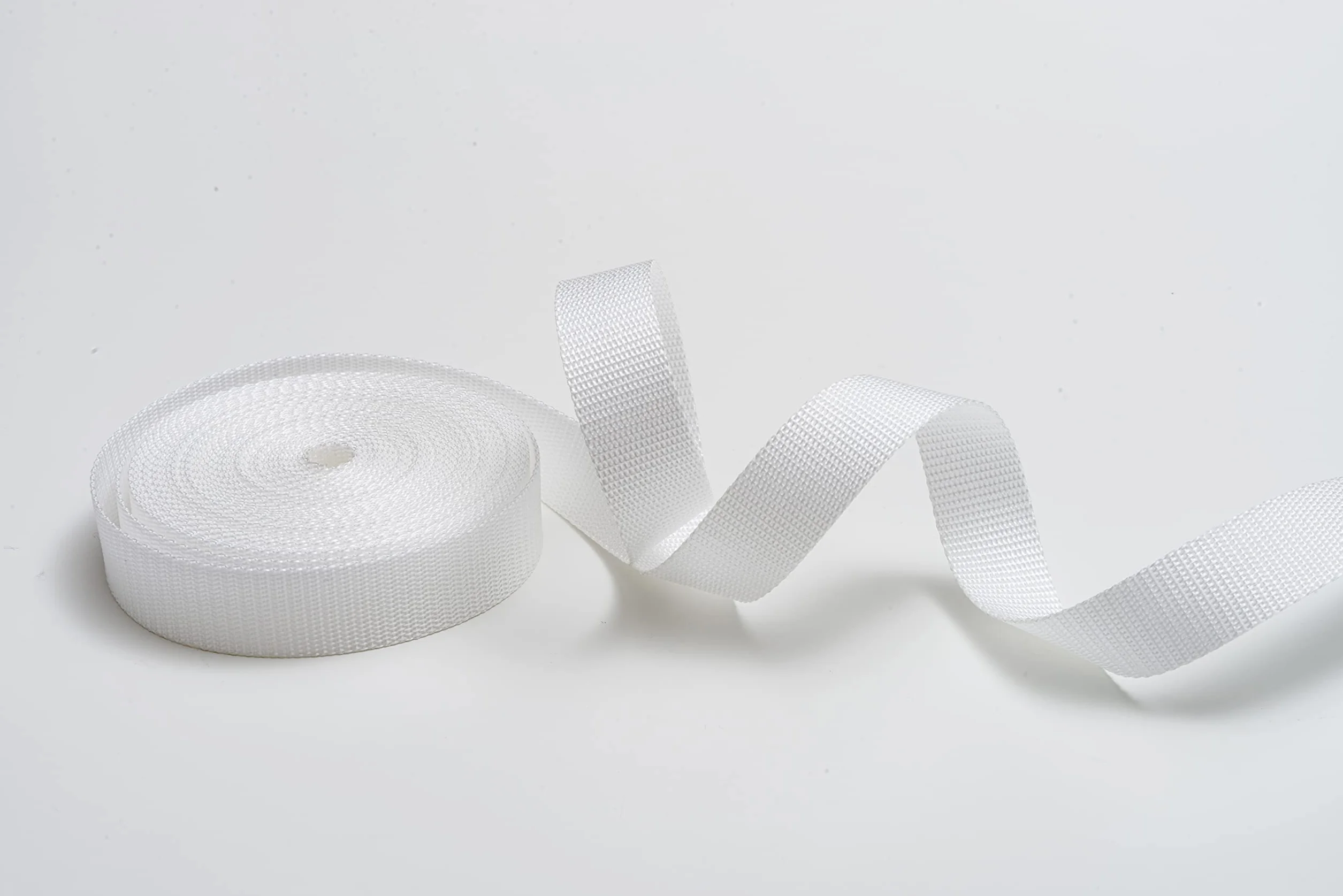 IPEA Cinghia Rigida in Nylon 10 Metri 30 mm Bianco per Zaino e Borse Multiuso