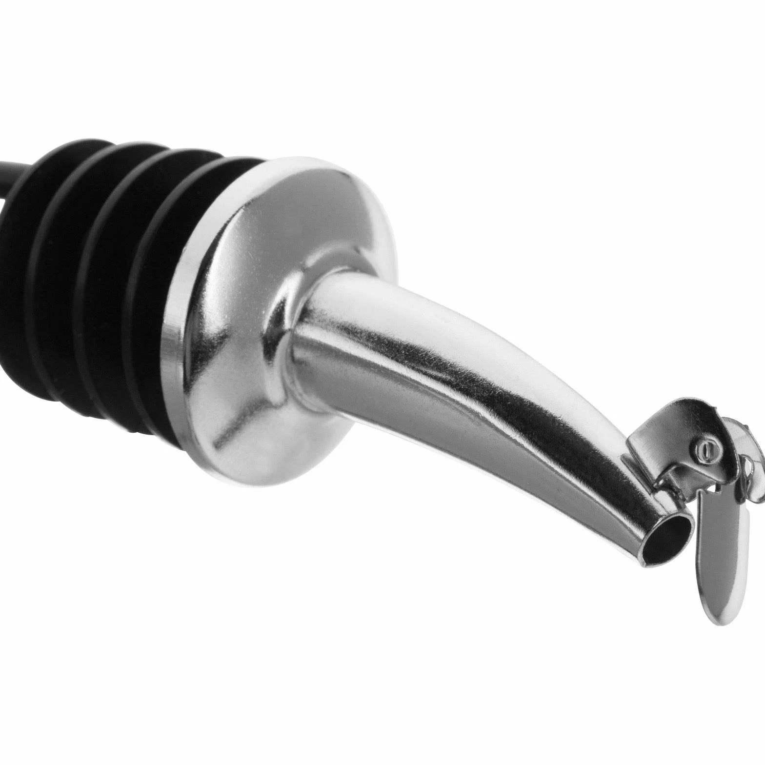 Westmark 2 Beccucci per Bottiglie di Liquori, Olio e Aceto, Acciaio Inossidabile, Argento