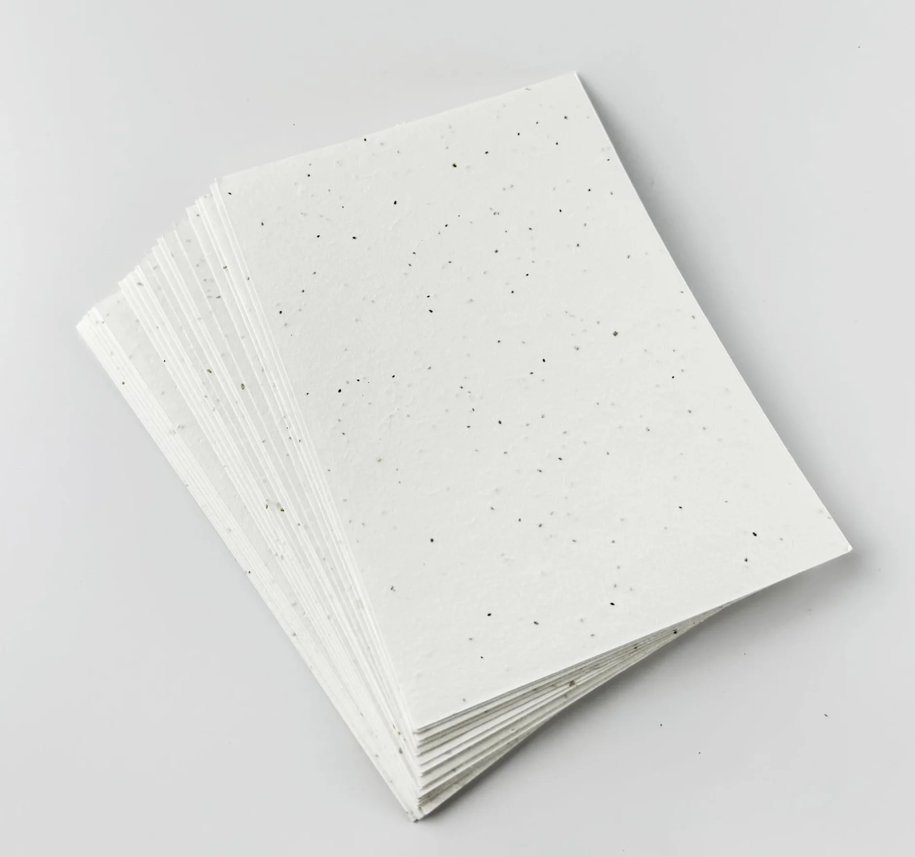 Carta con semi di margherita o camomilla | Carta da parati 150 gsm e dimensioni 210 x 297 mm (A4) | Fogli sfusi di carta piantabile per biglietti, brochure, menu, inviti. (100)