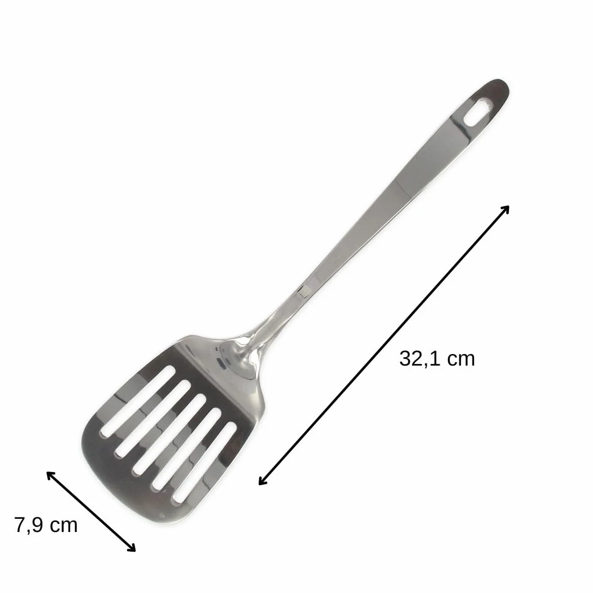 Fackelmann Paletta Forata Acciaio Inox Argento