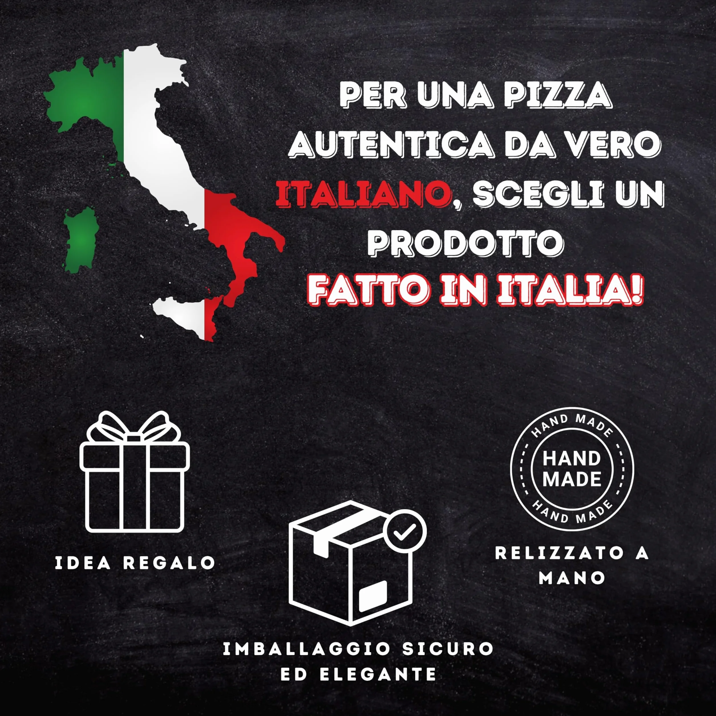 CUORE LAVICO Piastra Refrattaria in Pietra Lavica Etnea per Pizza 39x30x2 cm Forno a Gas Elettrico Barbecue