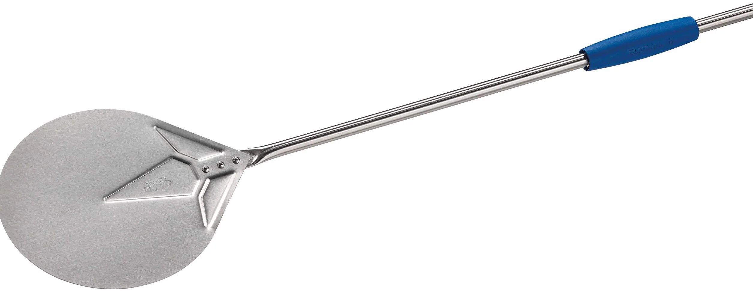 Gi.Metal Pala per Pizza Professionale Testa 26 cm Lunghezza Manico 150 cm Alluminio anodizzato