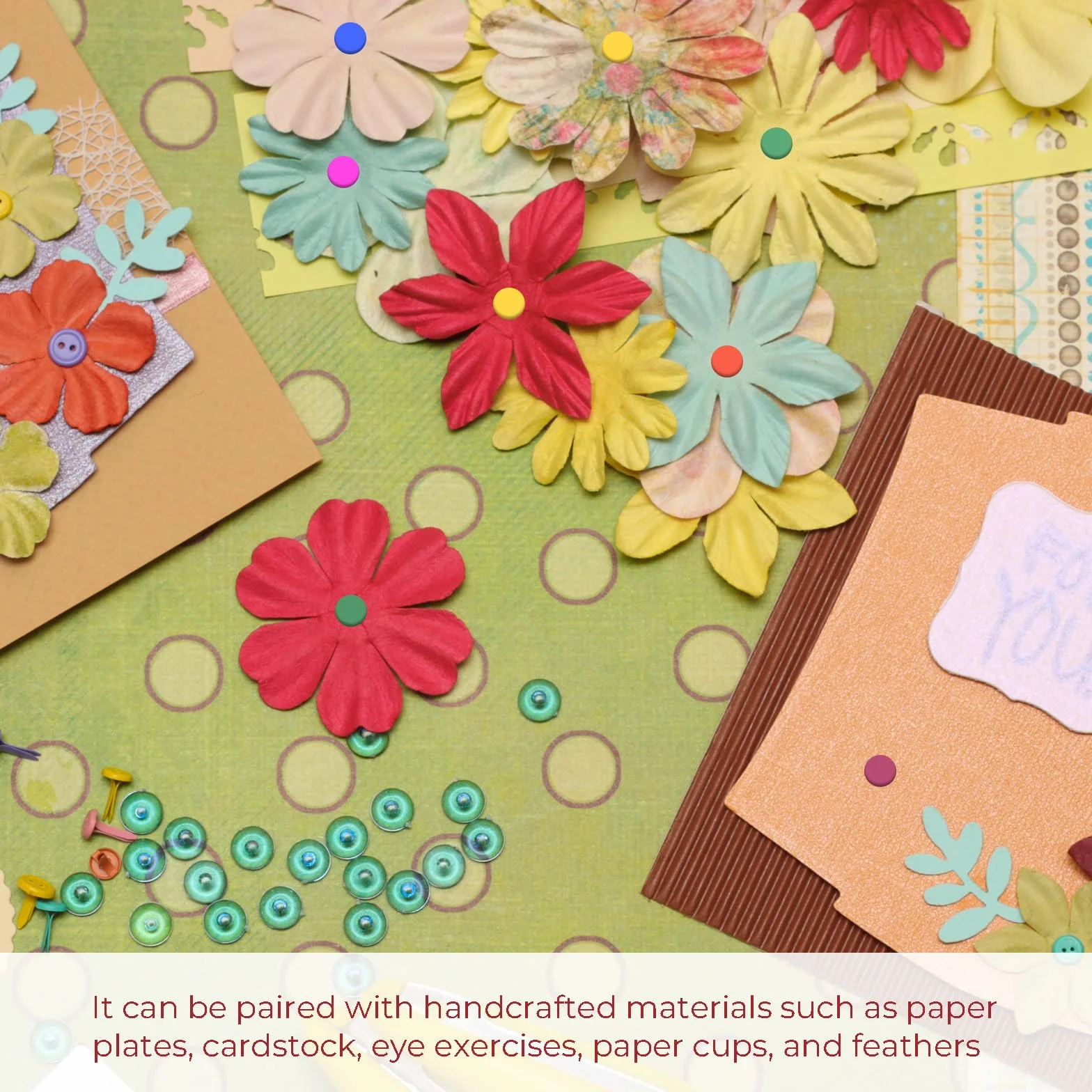 Fermacampioni in ottone per carta 200 pezzi, mini fermi per scrapbooking progetti artigianali fai da te