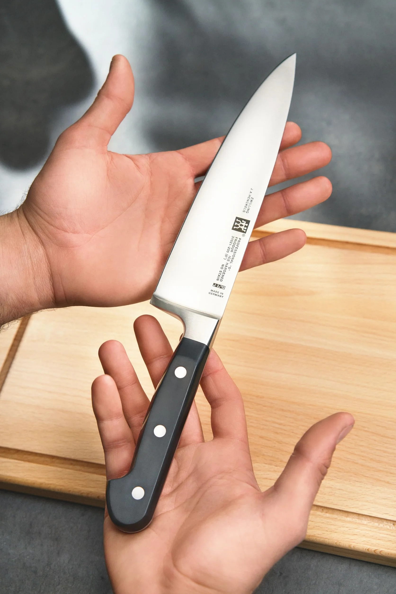 ZWILLING Professional S - Set di 3 coltelli, Acciaio Inossidabile