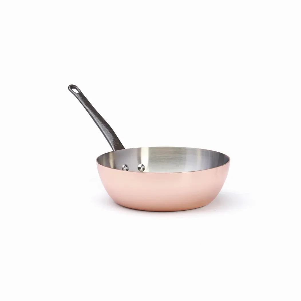 De Buyer - Pentola in rame e acciaio INOX, ultra-resistente, modello per professionisti