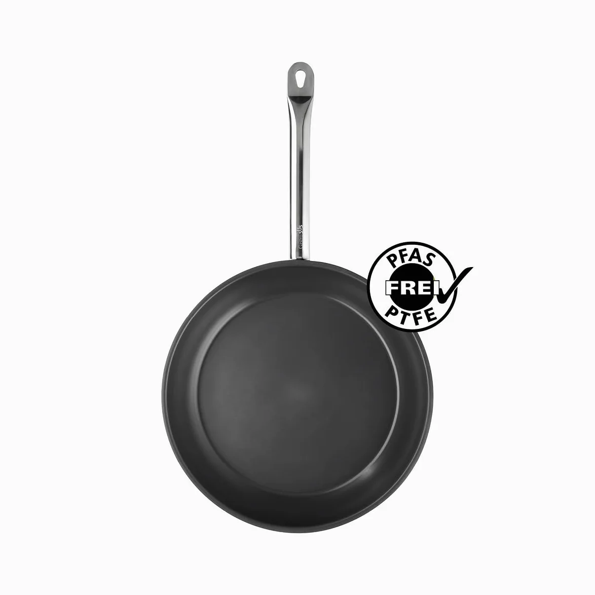 GastroSUS Industar PLUS 163150-32 - Padella in acciaio inox a induzione, 32 cm