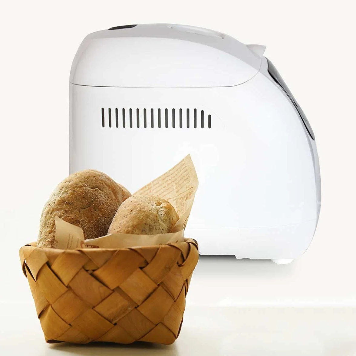 PRIXTON La Petite Bakery - Macchina per il pane e pizza 19 Tipi di Pane 3 Livelli di Tostatura Capacità 1000 g Schermo con pulsanti e Timer