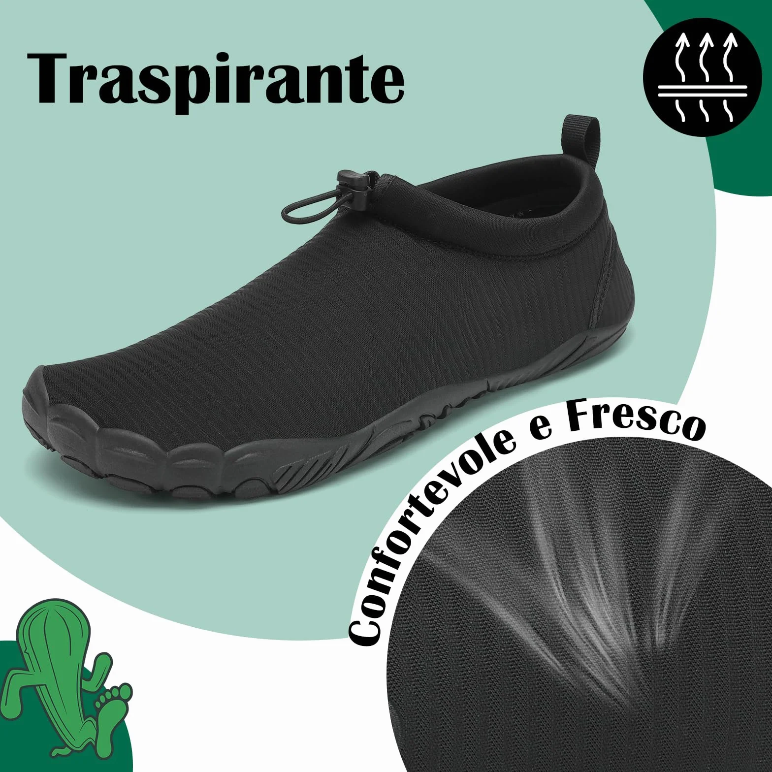 Mishansha Scarpette Scoglio Uomo Donna Scarpe da Acqua Asciugatura Rapida 36-46 EU