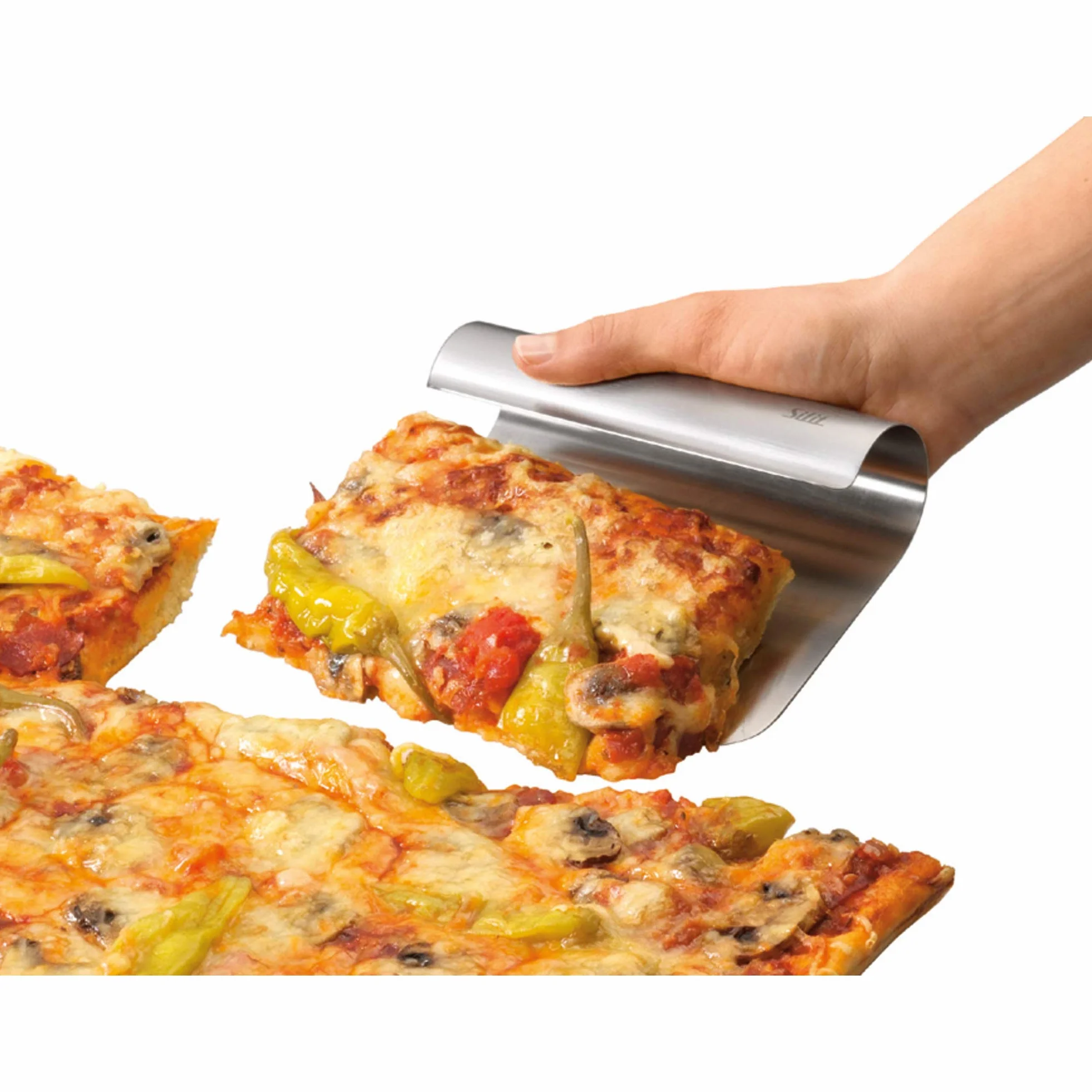 Silit Cut'n Serve - Aiuto Universale in Acciaio Inox 18/10 Opaco