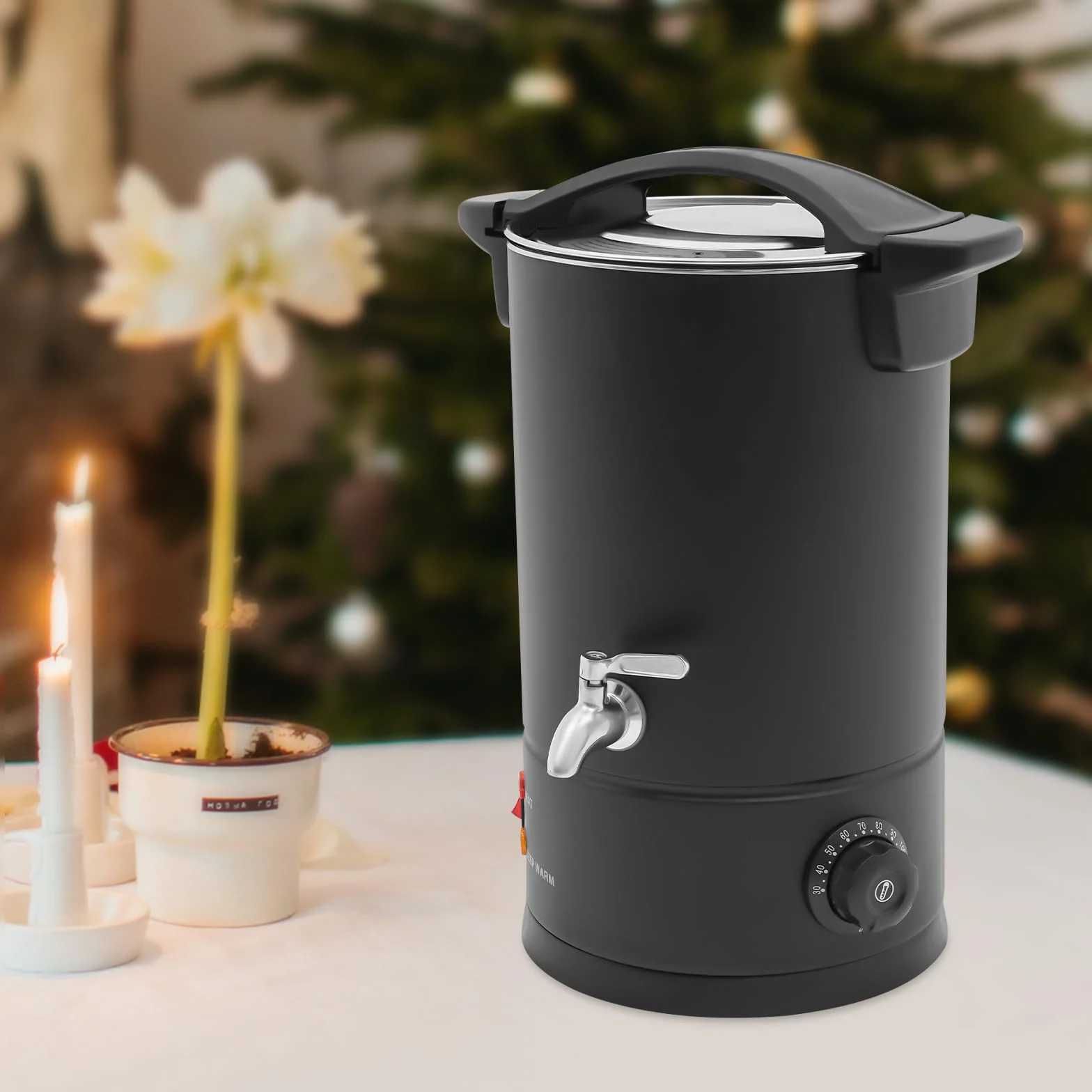 Pentola elettrica per fusione cera 8 litri 1800 W con controllo temperatura 30-110 °C