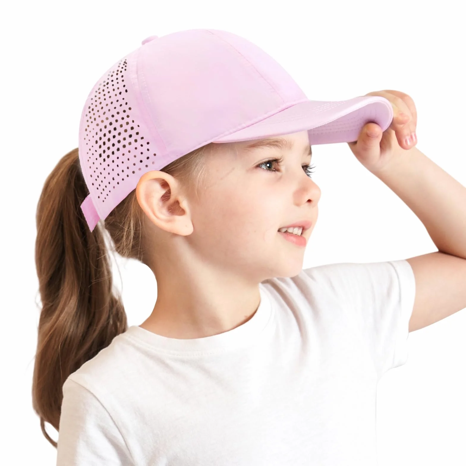 Cappello Sportivo per Bambini Berretto da Baseball Ragazza Asciugatura Rapida Visiera Regolabile