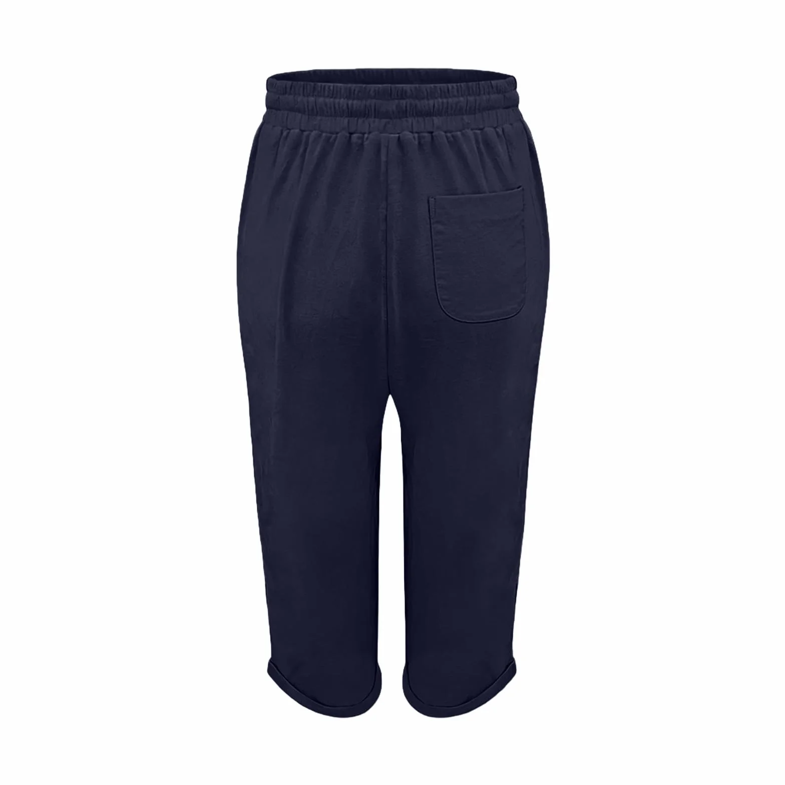 Pantaloni Lino Donna 3/4 Curvy Pantaloncini Donna Estivi In Cotone E Lino Leggeri Vita Alta Con Coulisse Ed Elastico Shorts Bermuda Larghi Eleganti Con Tasche Casual Per Spiaggia Sport E Tempo Libero