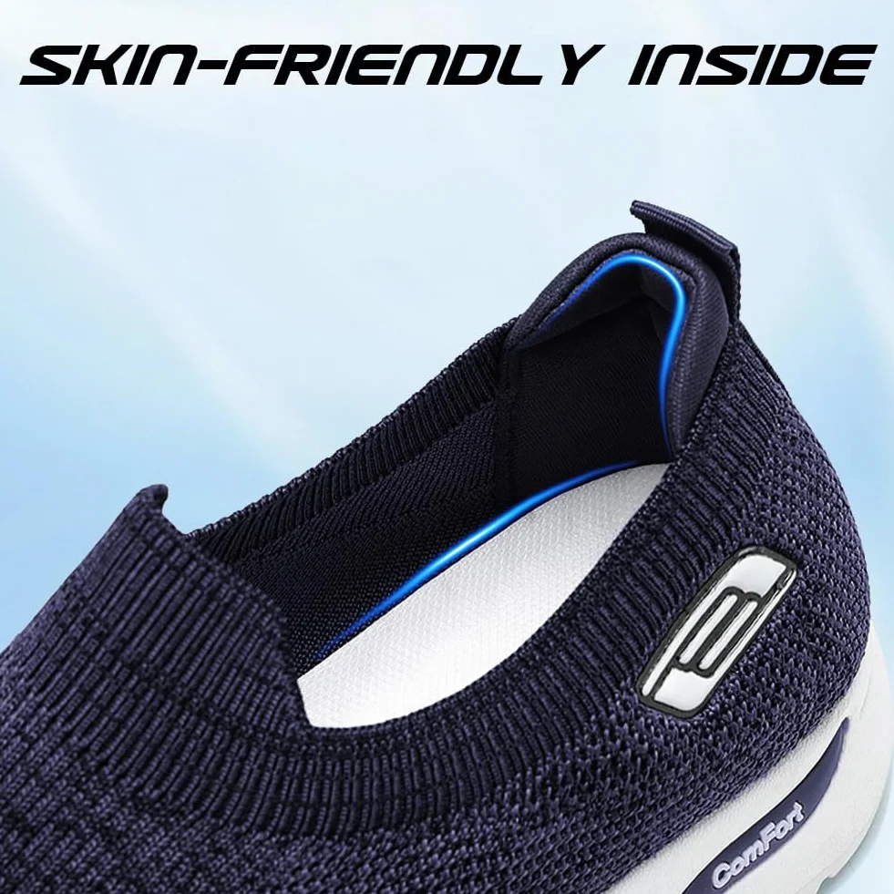 Scarpe Casual Leggere da Uomo Slip on Walking Trainers
