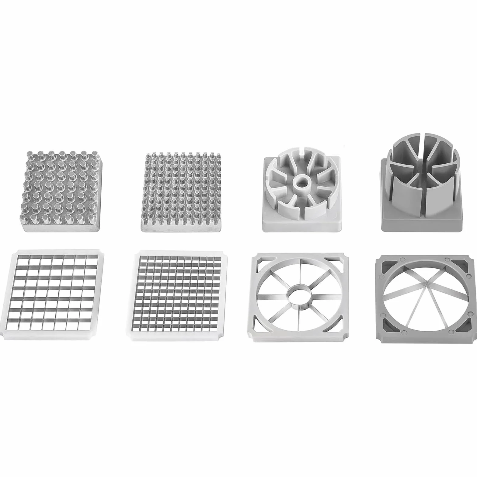 Royal Catering Tagliatutto Manuale (5 Lame) Acciaio Inox, Gomma