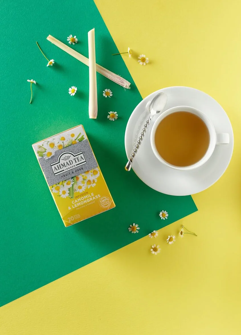 Ahmad Tea Camomile & Lemongrass Tea Infusion 20 Bags 30g