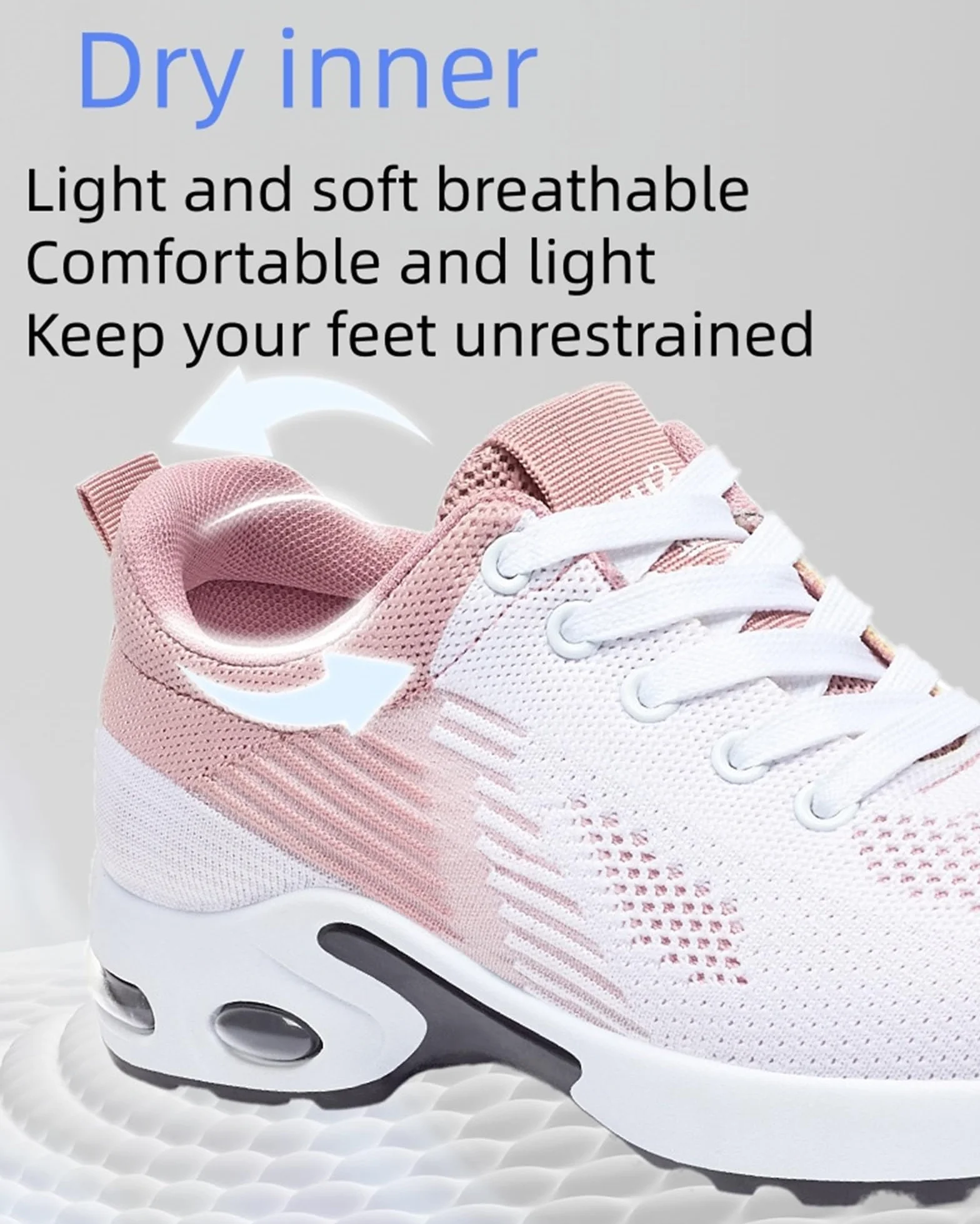 Scarpe da corsa ortopediche donna con supporto arco plantare per fascite plantare