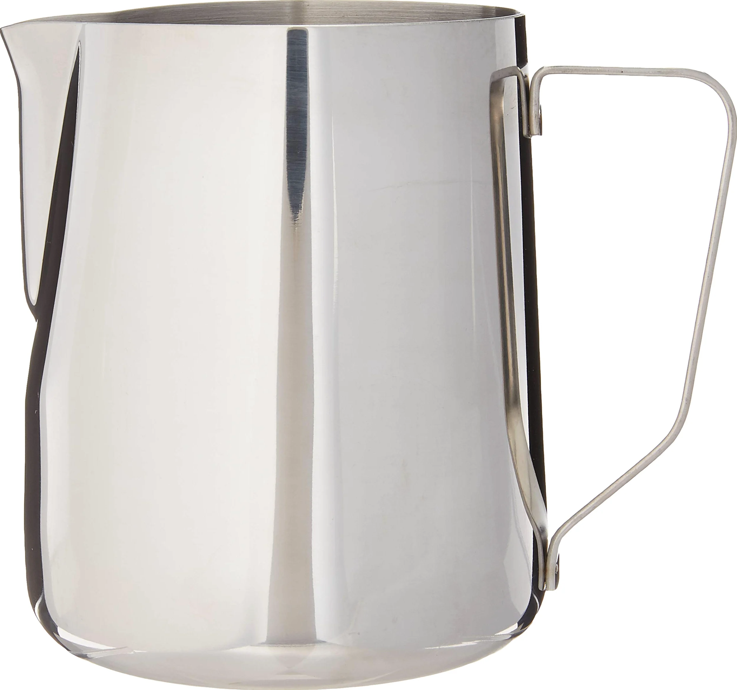 Rhino Classic - Brocca per latte in acciaio inox, 950 ml, da utilizzare con la macchina da caffè o montalatte per latte o latte piatto bianco