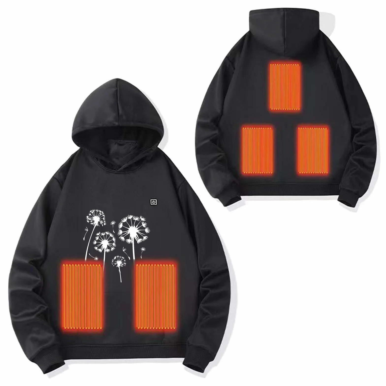 Giacca Riscaldato per Bambino Piumino Riscaldato Elettrico USB Gilet con 3 Livelli Temperatura Giacca con Cappuccio Cappotto Ragazzi Ragazza Giacche Caldo Invernale Giubbotto da All'aperto