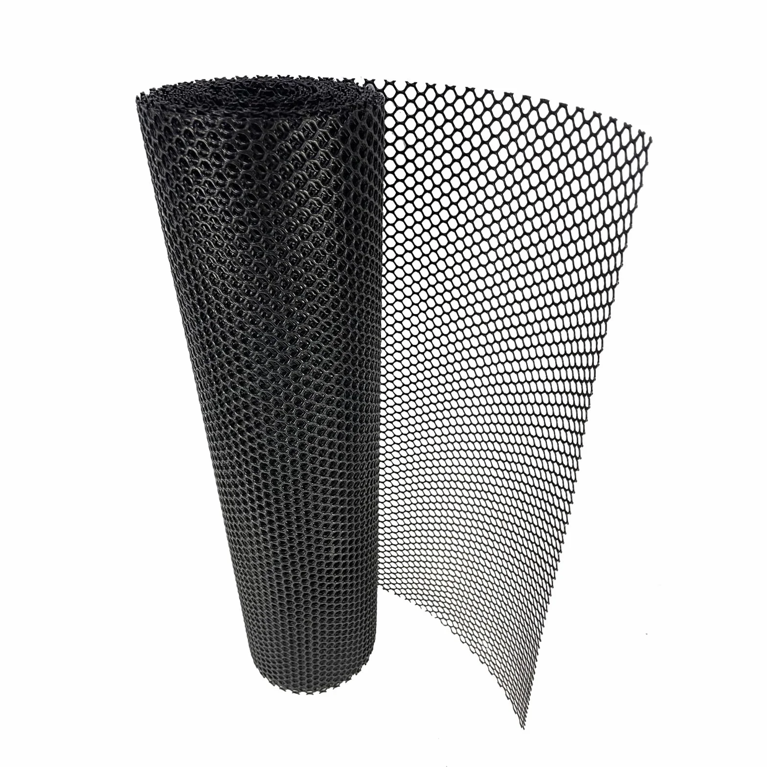 Baki Rivestimento per mensole da bar in rete di vetro 60 cm x 10 m nero