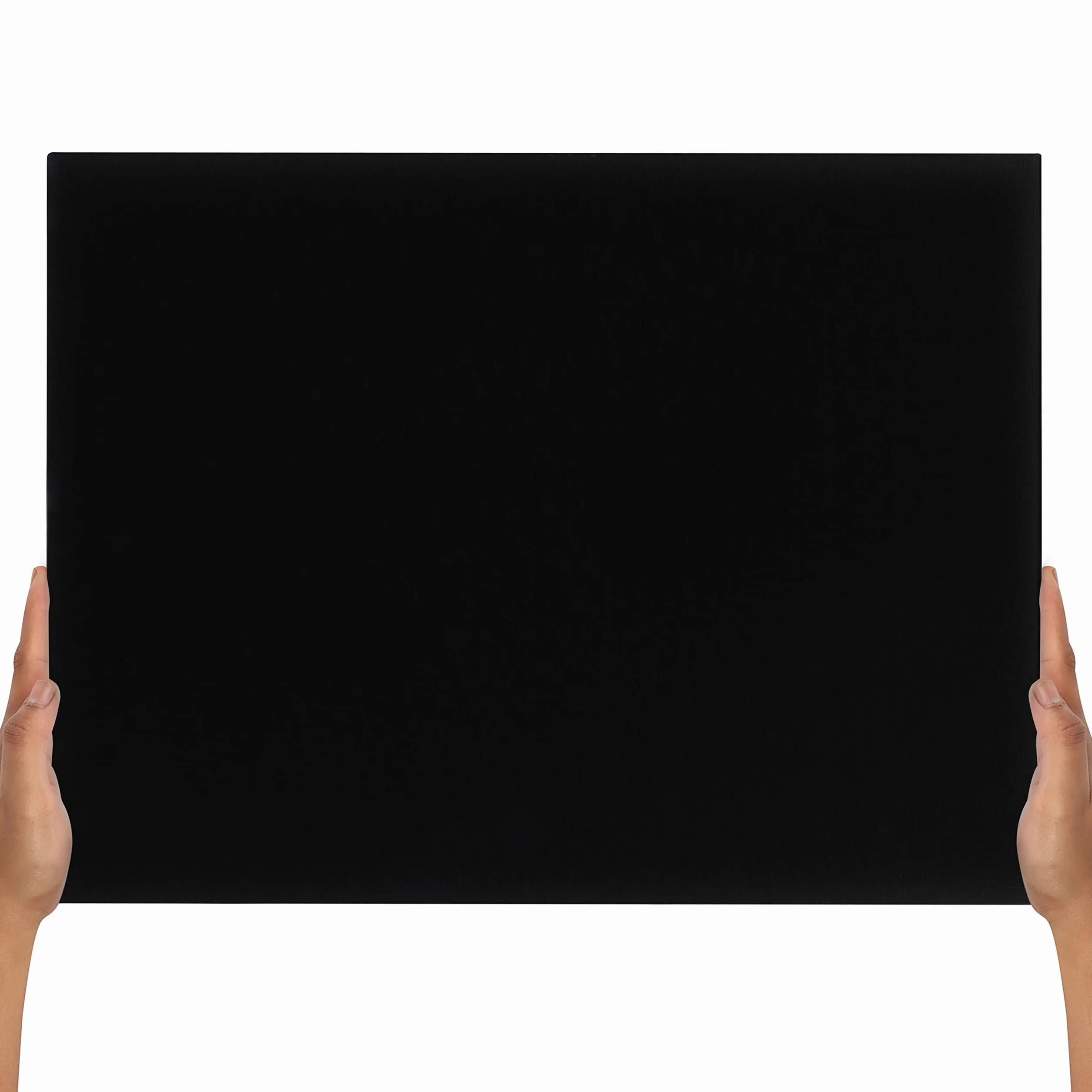 Belle Vous Confezione da 4 Tela per Dipingere Nere 40 x 50 cm Pannelli Tela Pre-Tesa per Pittura ad Olio e Acrilico