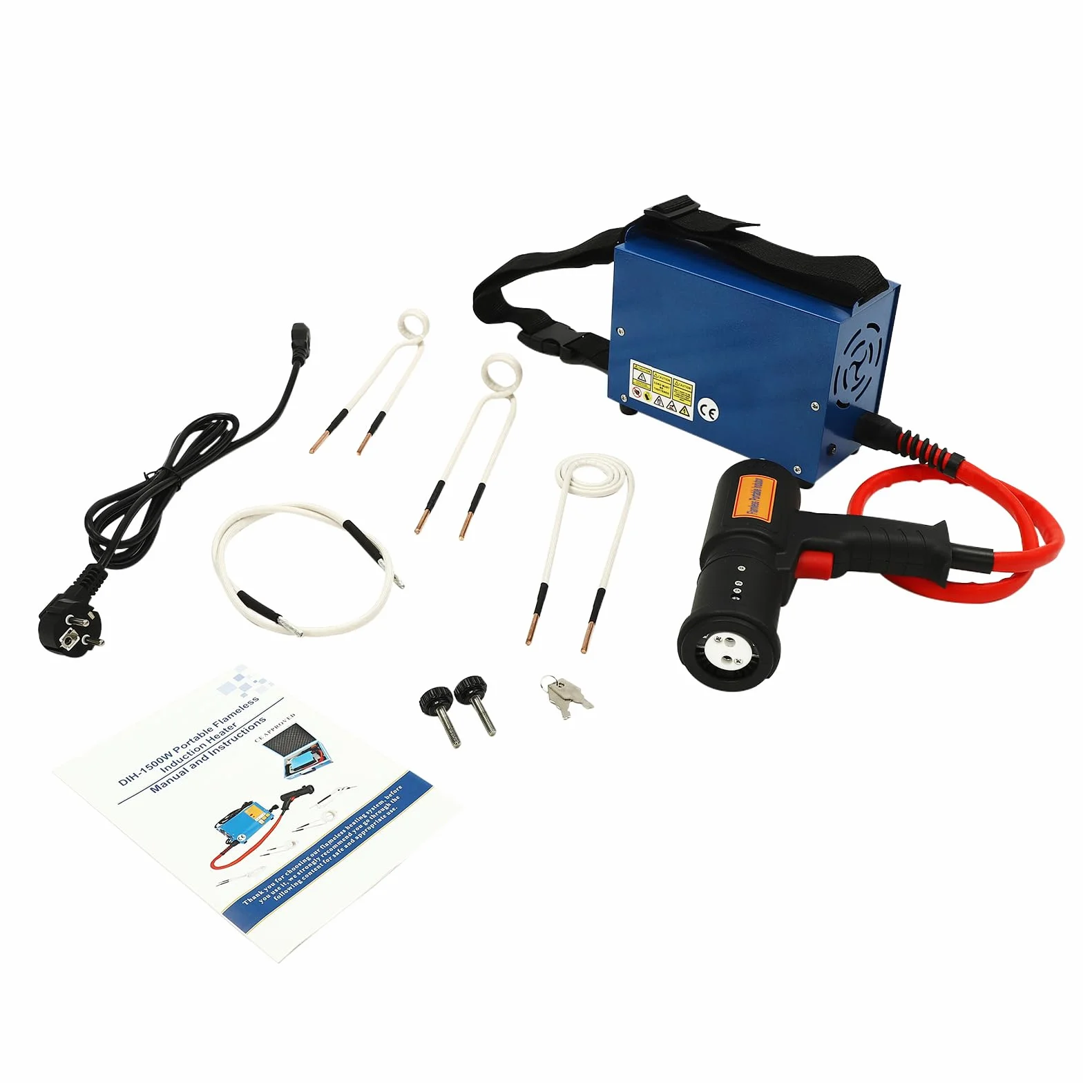 Riscaldatore a Induzione 1500W 1000°C Magnetico Senza Fiamma con 4 Bobine