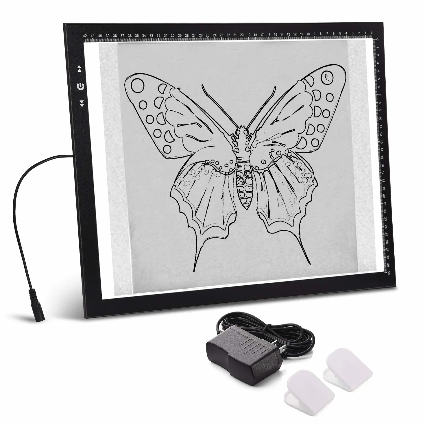 HSK A3 LED Artist Tracing Light Box, Adjustable High Brightness Light Pad for Tattoo Drawing Sketching Animation Diamond Painting