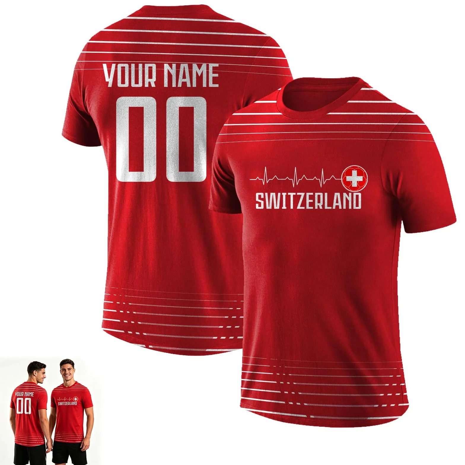 Generico Maglia Personalizzata Mondiali 2026, Maglie da Calcio Personalizzabili con Nome E Numero, Maglie Calcio Personalizzabili per Adulti E Bambini, Regali per Gli Appassionati di Calcio