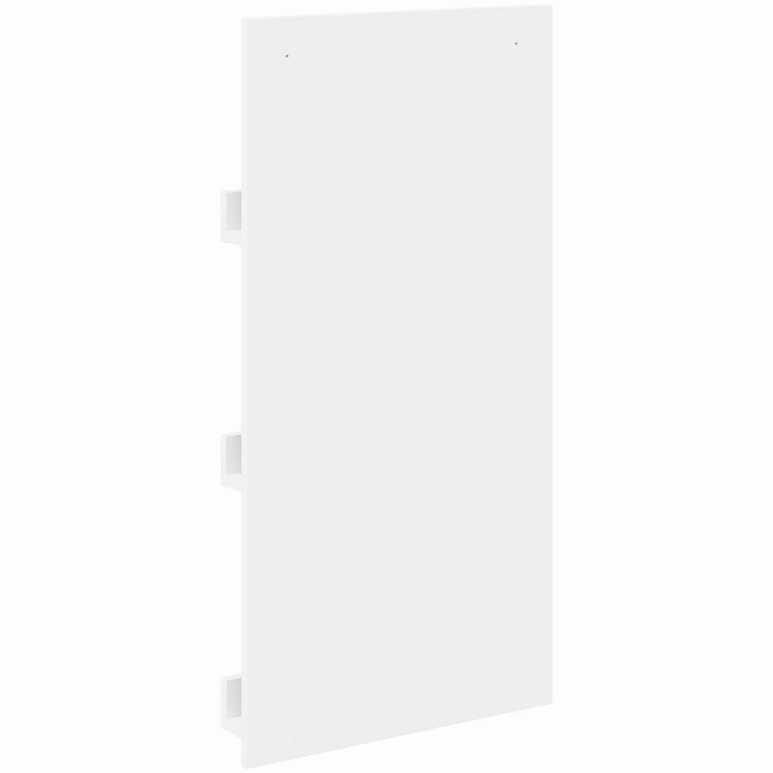 Portariviste bianco in legno 51 x 11 x 102 cm con 3 ripiani, versatile portariviste e organizer per soggiorno, ufficio e angolo di lettura