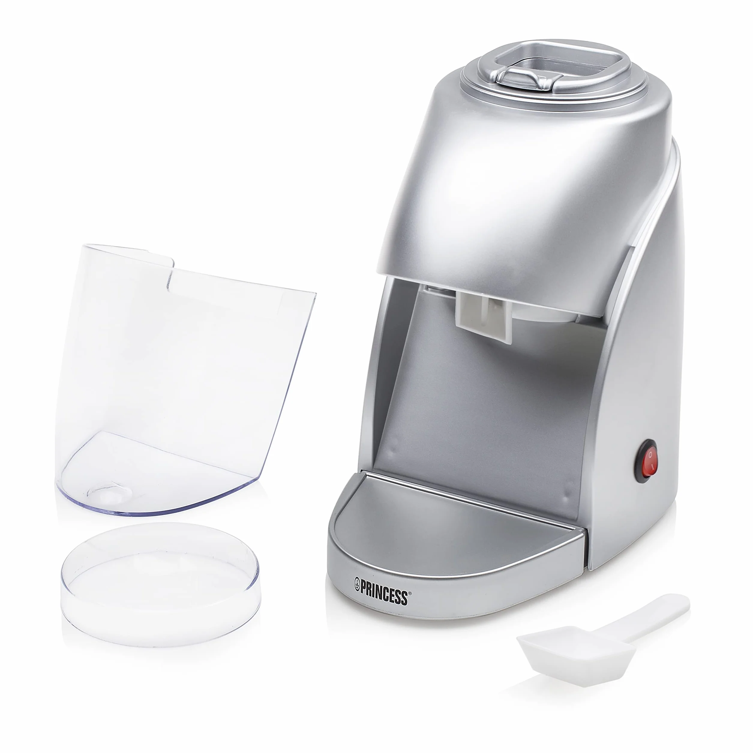 Princess 282984 Tritaghiaccio Elettrico, 55W, 0.6 l, Argento