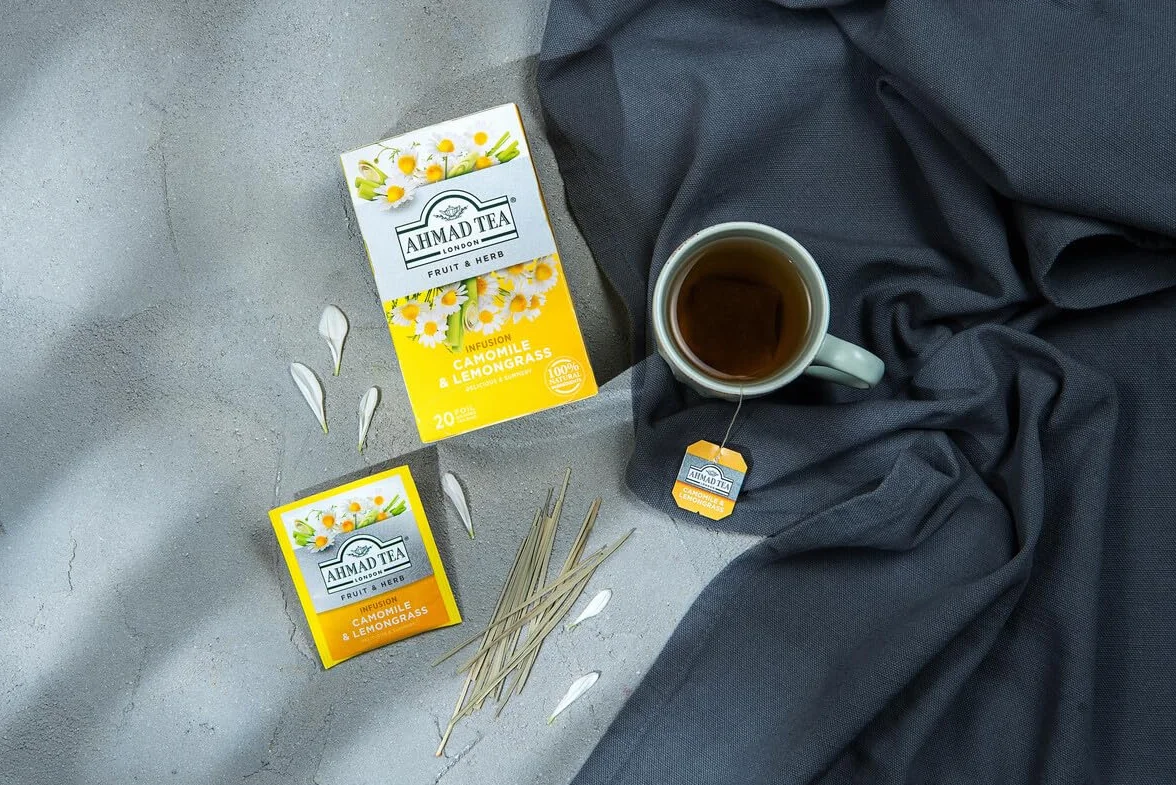 Ahmad Tea Camomile & Lemongrass Tea Infusion 20 Bags 30g