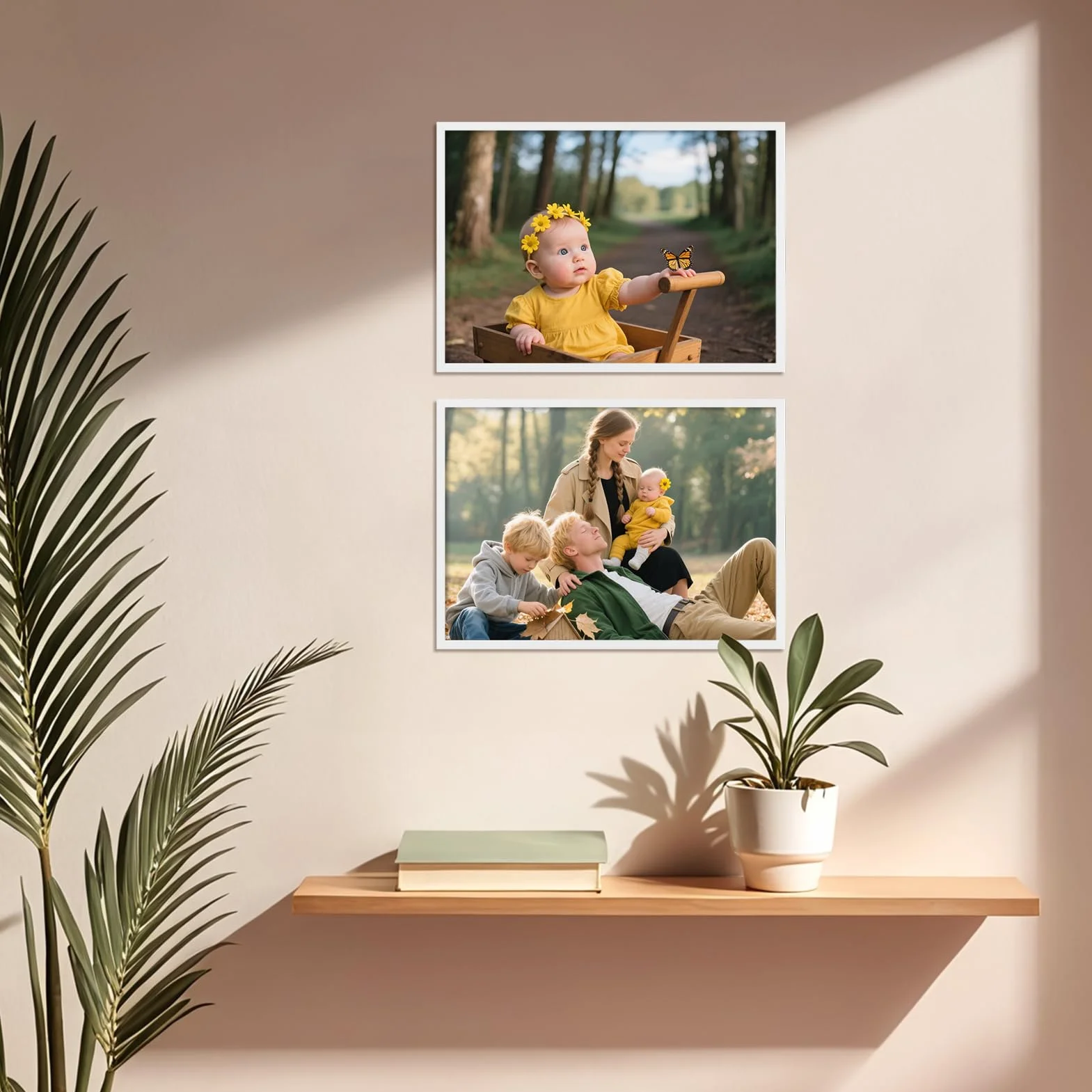Giftgarden Cornice A3 PVC Bianca da Parete Set 12