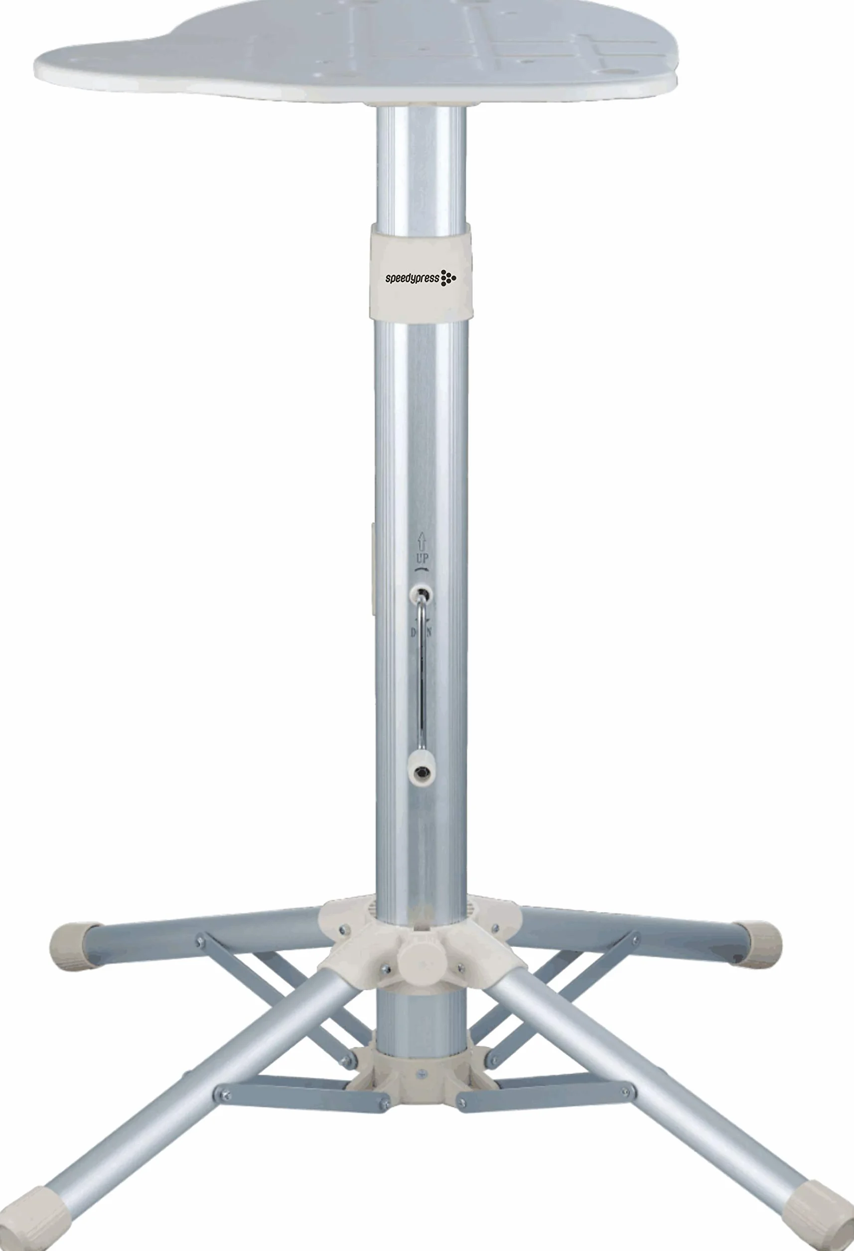 Speedypress Pressa da Stiro a Vapore 81HD-Bianco Robusto Professionale, 81cm con Supporto