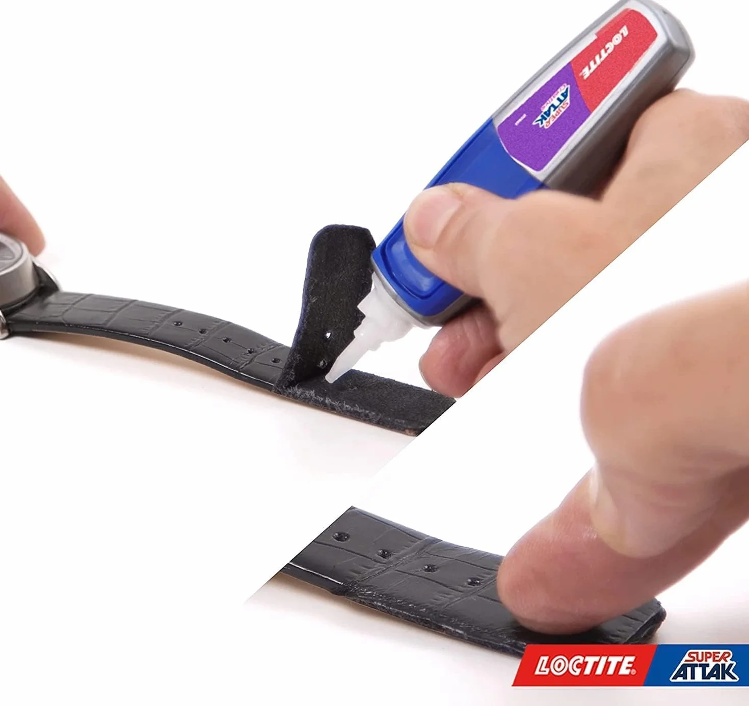 Loctite Super Attak Creative, Colla liquida trasparente con applicatore a penna, Colla attaccatutto forte per applicazioni facili e precise, Adesivo per legno, gomma, metallo, pelle, 1x3g