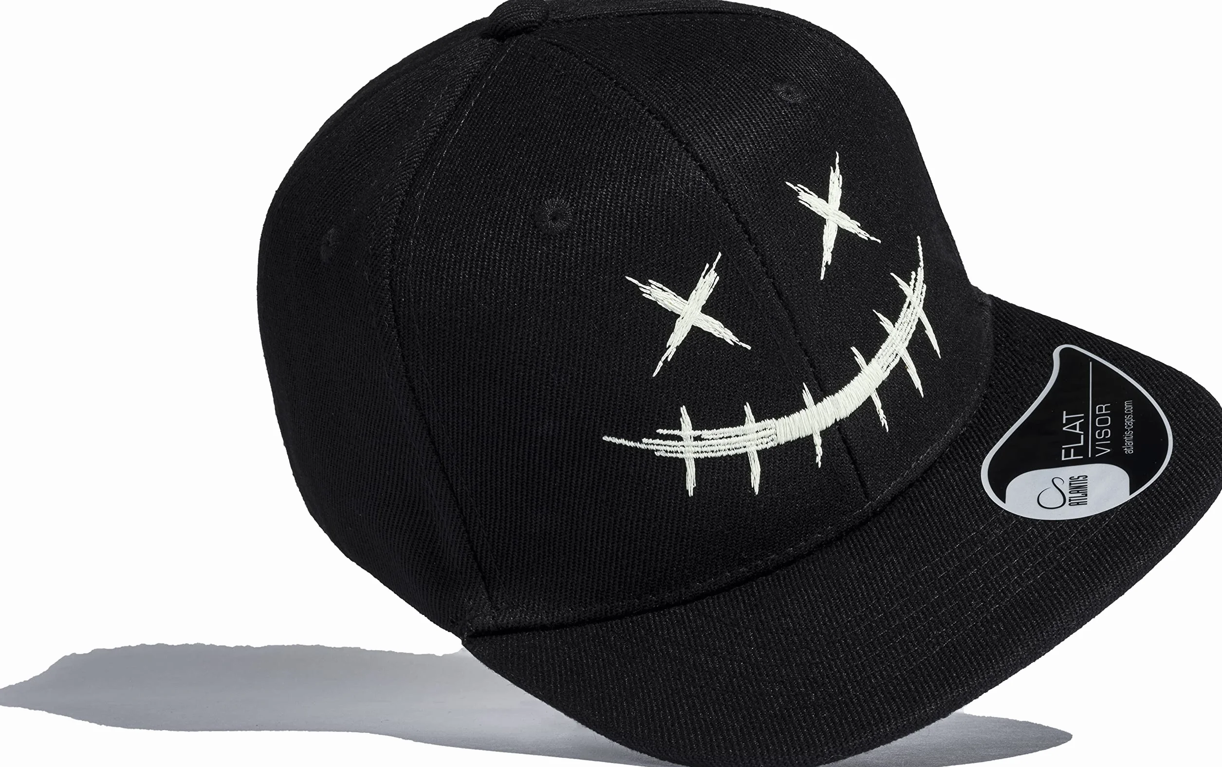 Cappellino per bambini Glow in The Dark Basecap luminoso Scary Smile